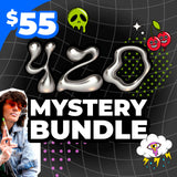 The Ooze $55 420 Mystery Bundle graphic shows a girl hitting her Ooze pen