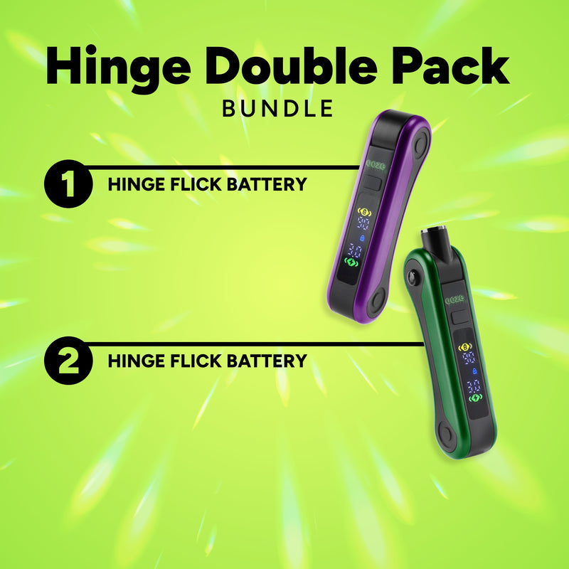 Hinge Flick Battery Double Pack – 210 mAh 510 Thread