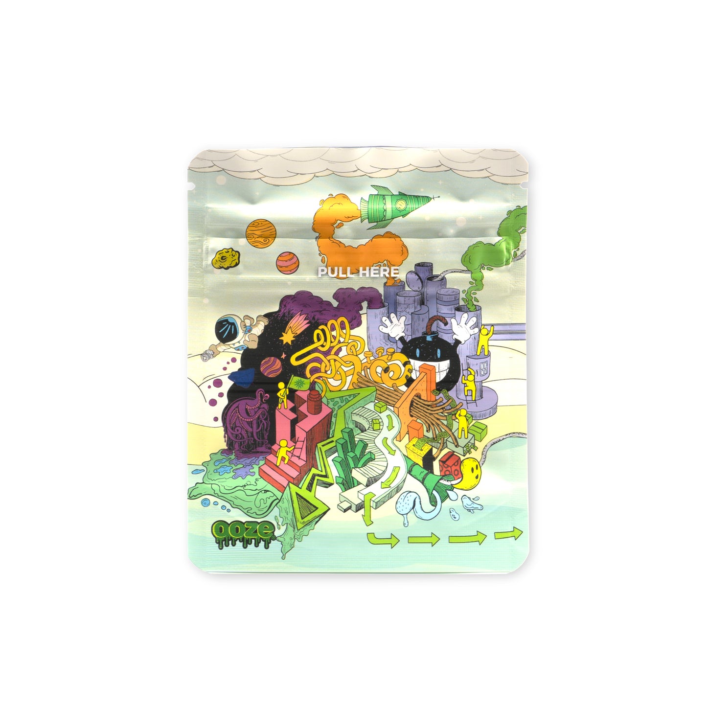 Ooze Designer Series 1/8 Ounce Mylar Bag 10-Count Box - Imaginarium