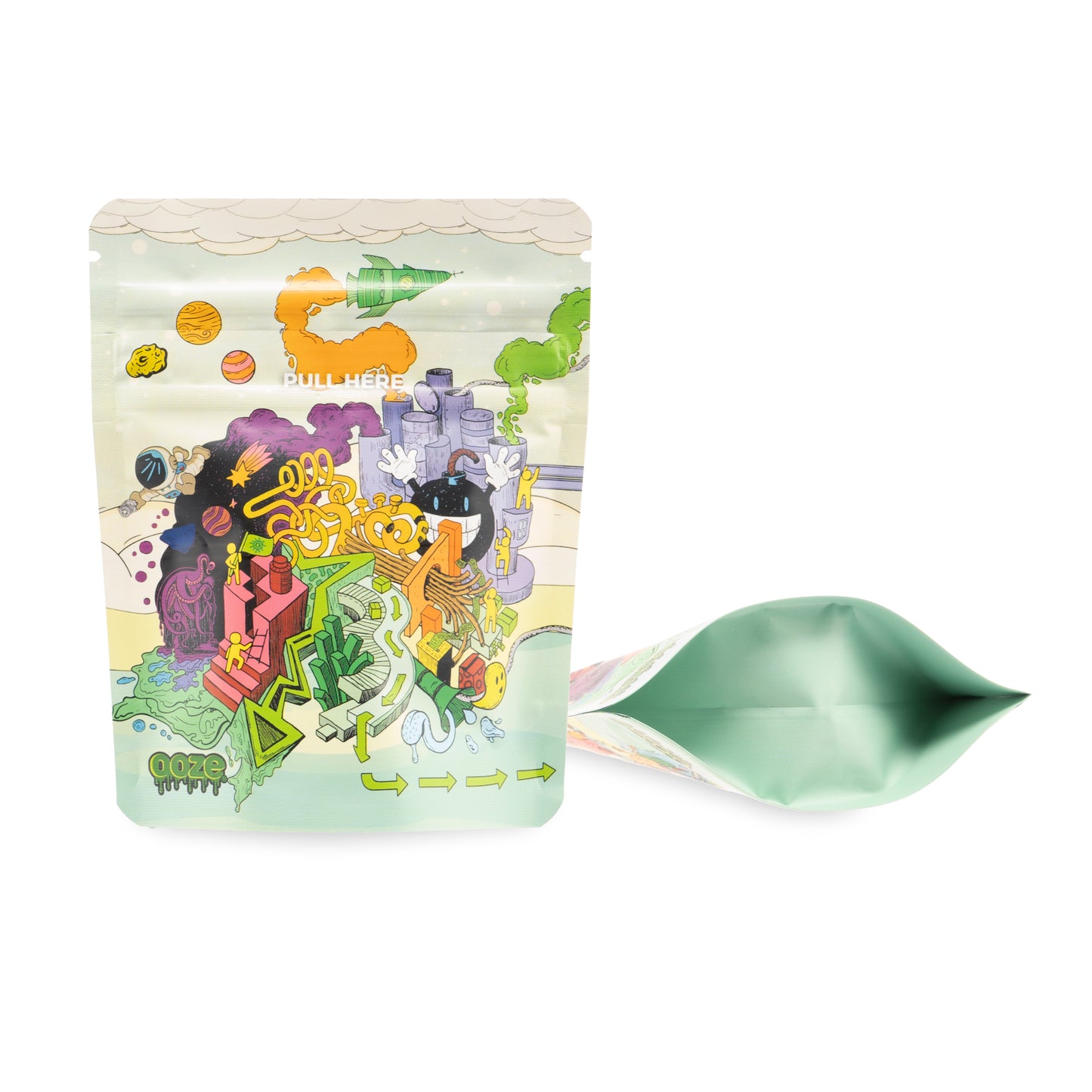 Ooze Designer Series 1/8 Ounce Mylar Bag 10-Count Box - Imaginarium