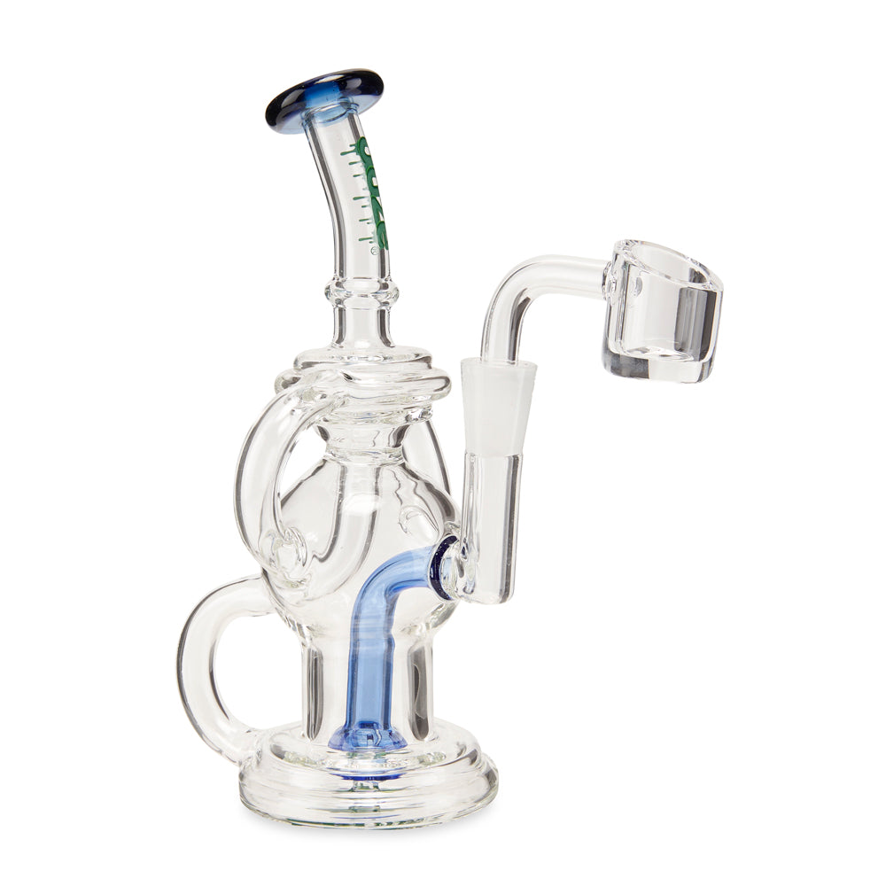 Ooze Swell Mini Recycler Dab Rig – Ultra Marine