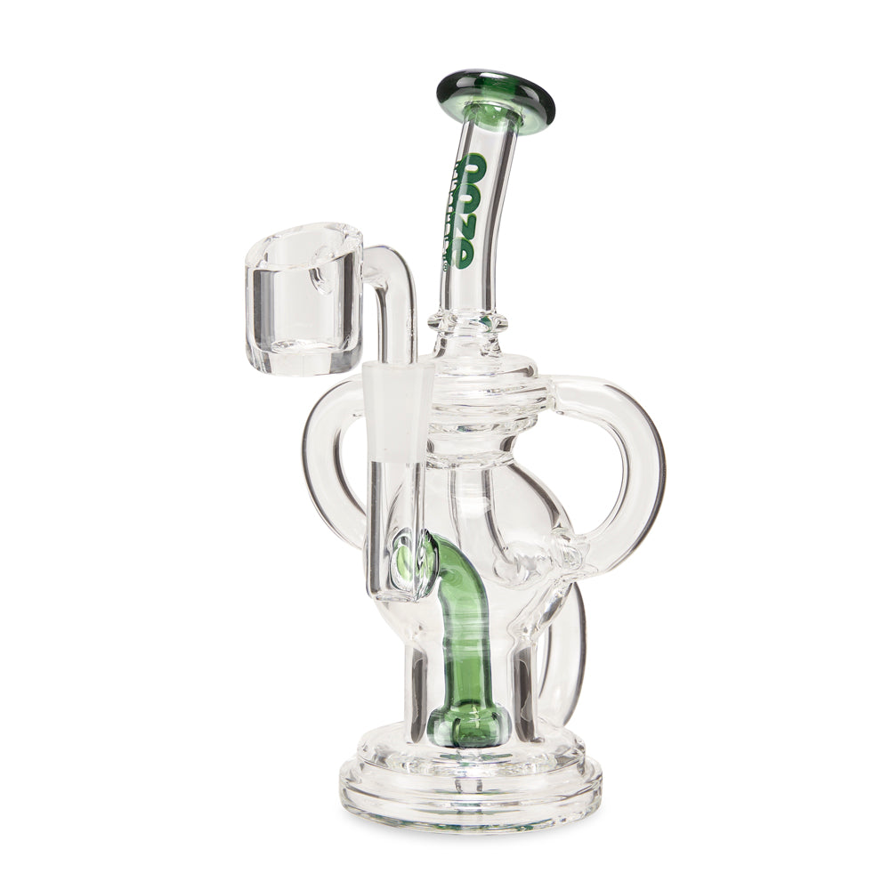 Ooze Flood Mini Recycler Dab Rig – Slime Green