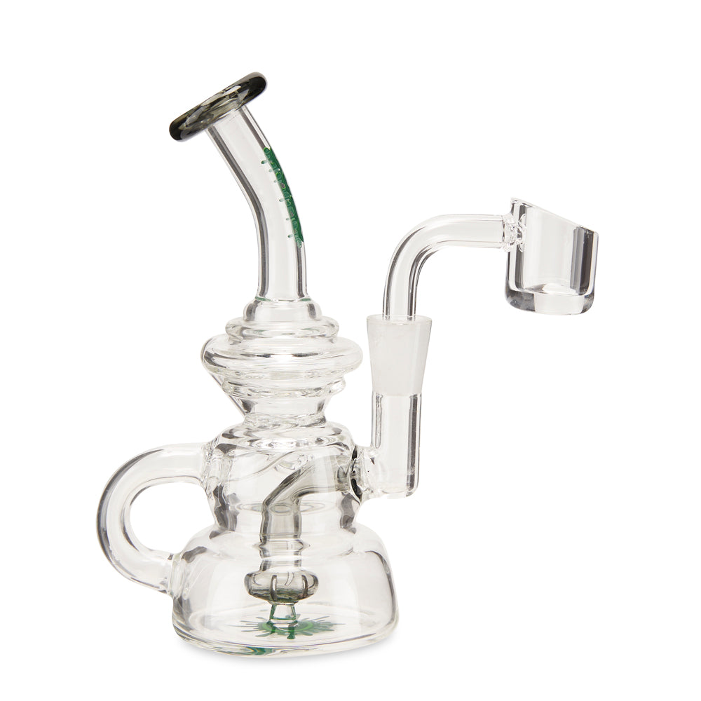 Ooze Flood Mini Recycler Dab Rig – Midnight Wave