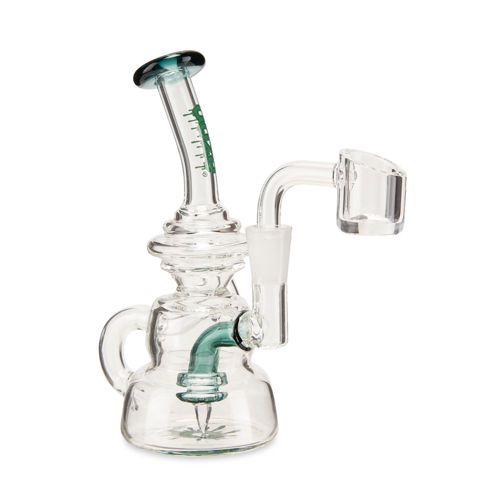 Ooze Flood Mini Recycler Dab Rig – Ocean Green