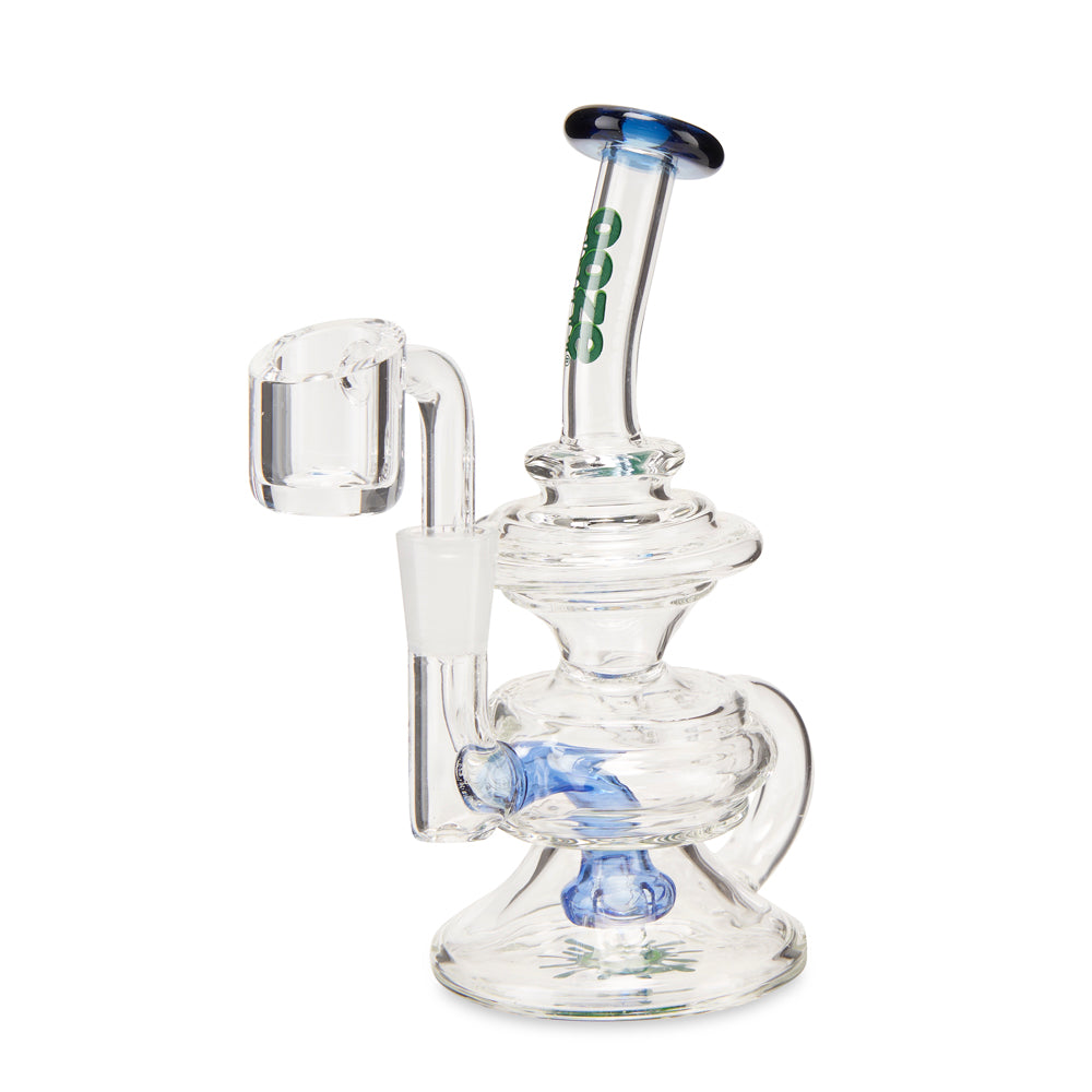 Ooze Rip Tide Mini Recycler Dab Rig – Ultra Marine
