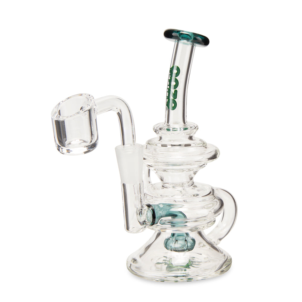 Ooze Rip Tide Mini Recycler Dab Rig – Ocean Green