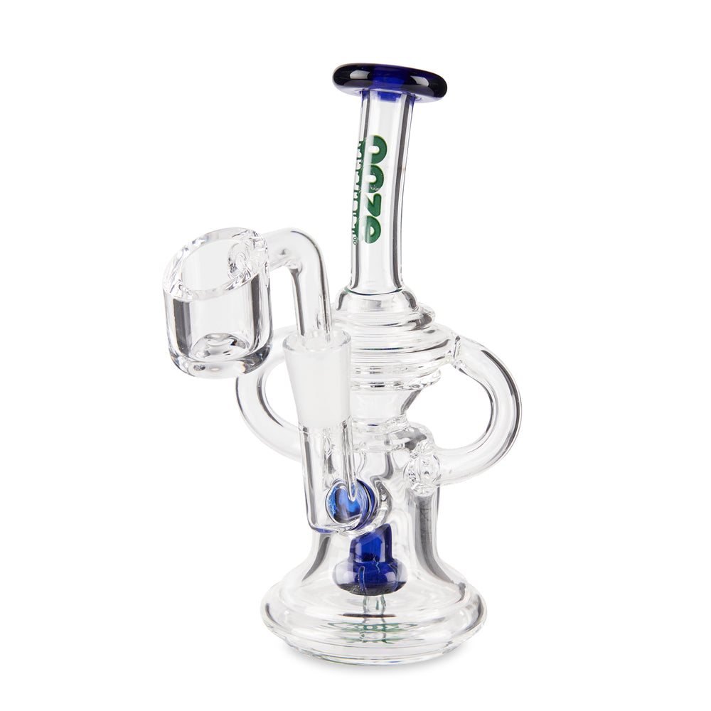 Ooze Surge Mini Recycler Dab Rig – Dark Blue