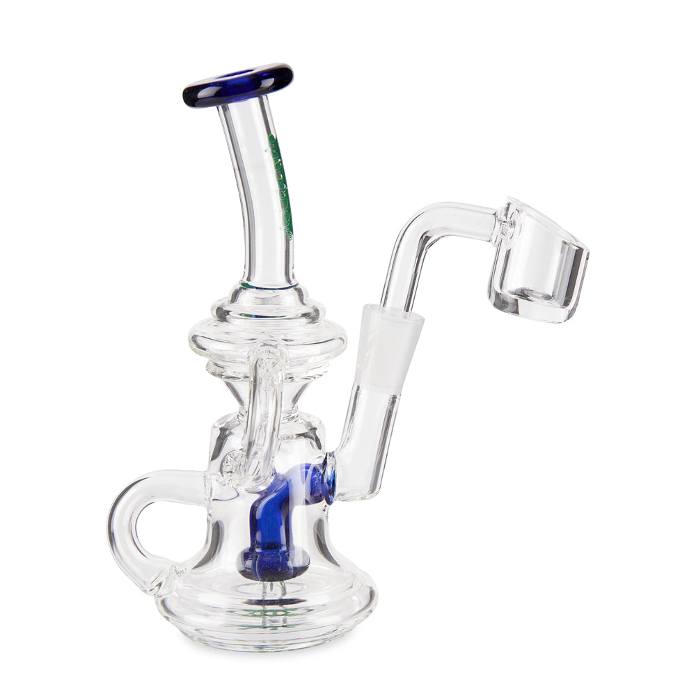 Ooze Surge Mini Recycler Dab Rig – Dark Blue