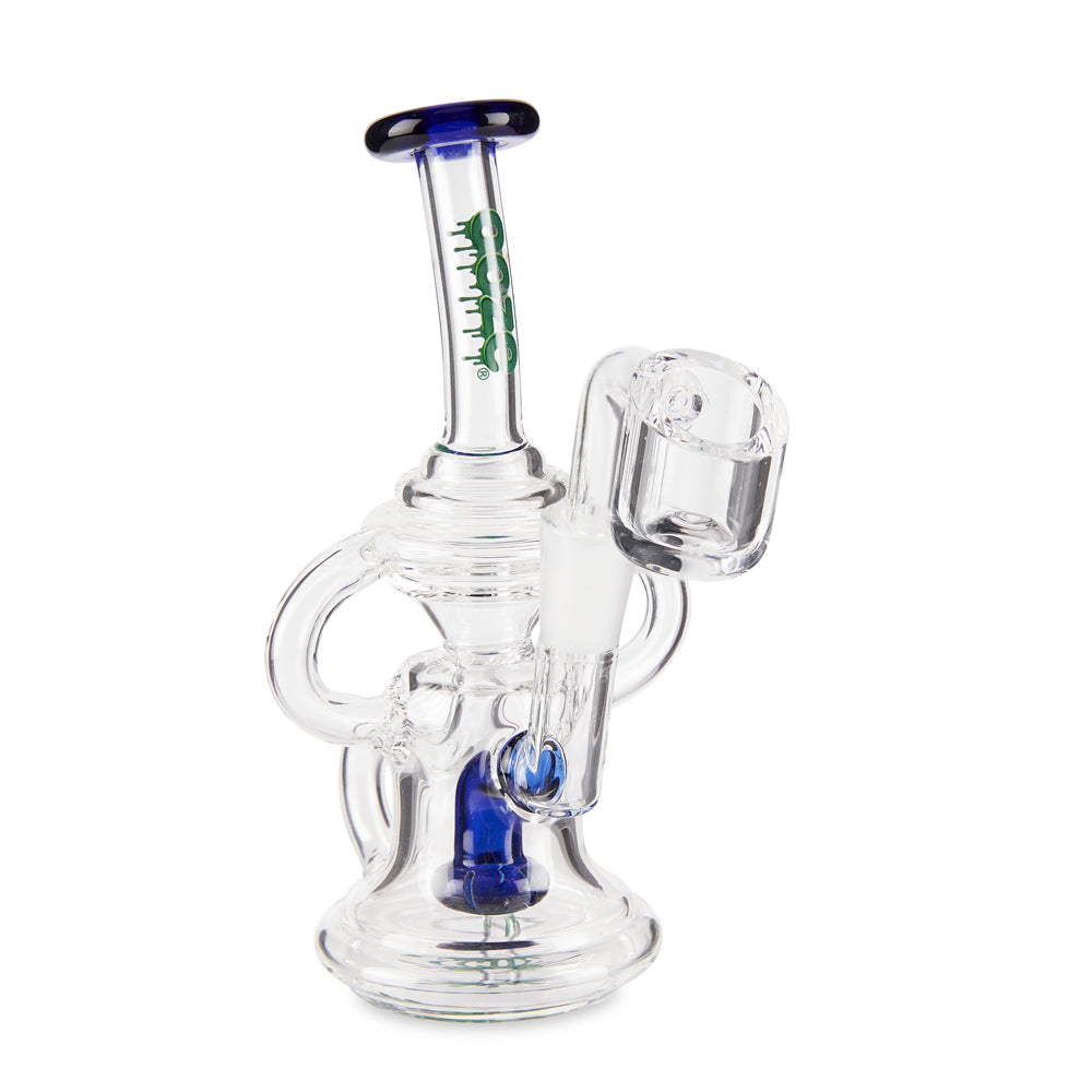 Ooze Surge Mini Recycler Dab Rig – Dark Blue