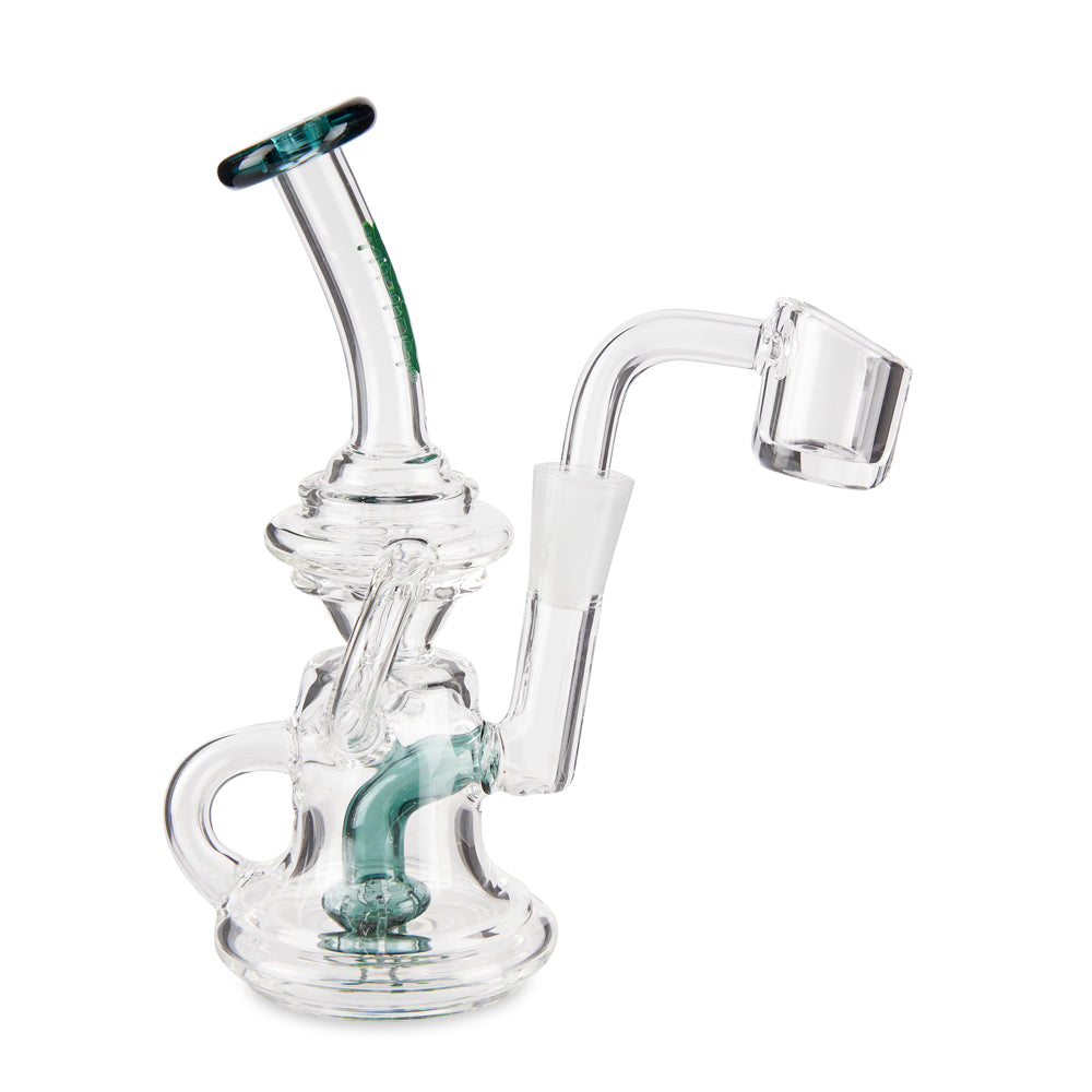 Ooze Surge Mini Recycler Dab Rig – Ocean Green
