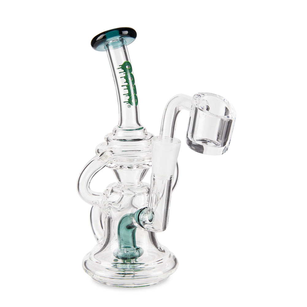 Ooze Surge Mini Recycler Dab Rig – Ocean Green