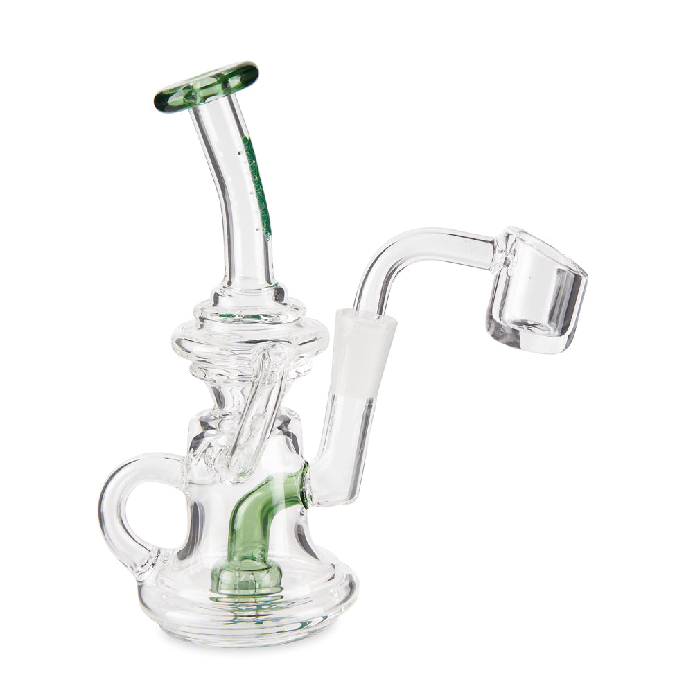Ooze Surge Mini Recycler Dab Rig – Slime Green
