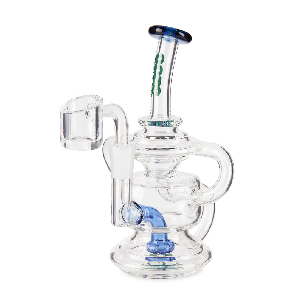 Ooze Undertow Mini Recycler Dab Rig – Ultra Marine