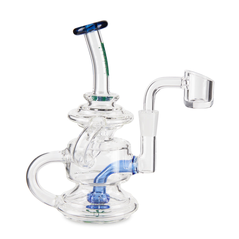 Ooze Undertow Mini Recycler Dab Rig – Ultra Marine