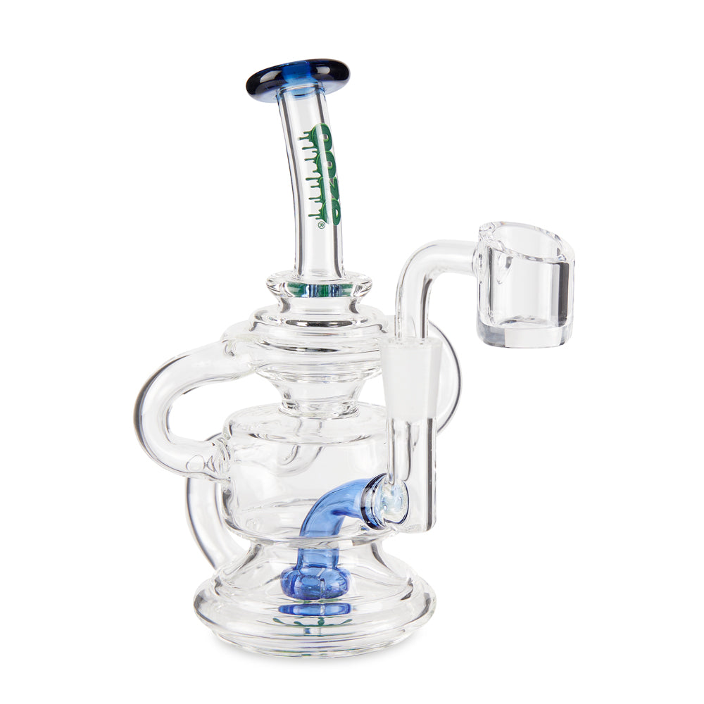 Ooze Undertow Mini Recycler Dab Rig – Ultra Marine