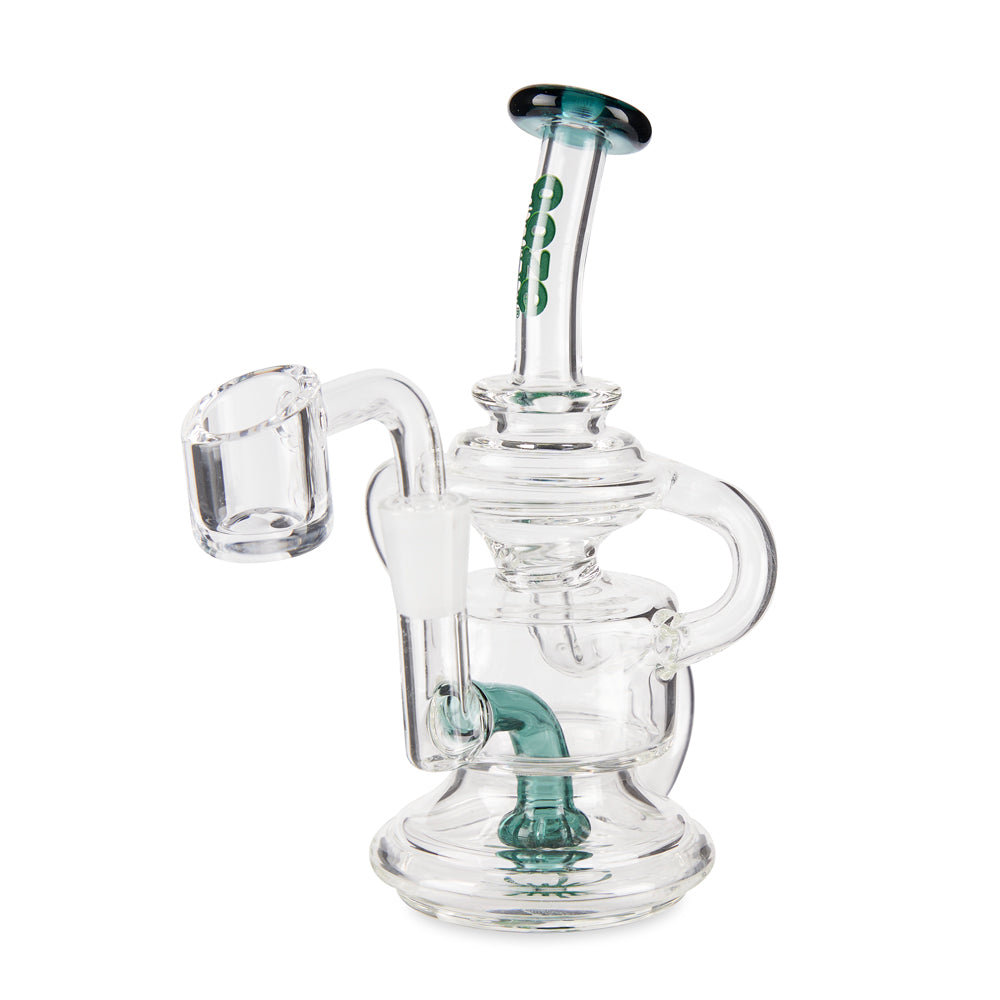 Ooze Undertow Mini Recycler Dab Rig – Ocean Green