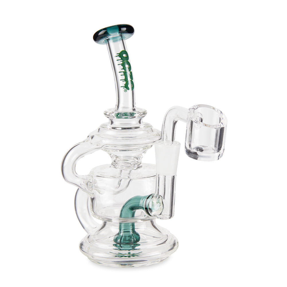 Ooze Undertow Mini Recycler Dab Rig – Ocean Green