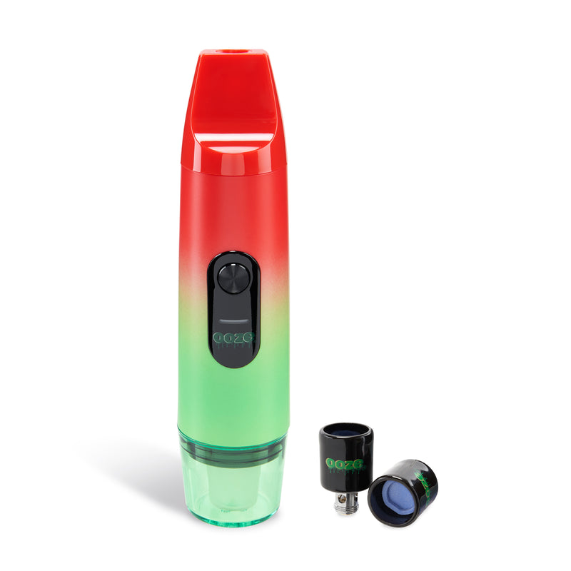 Front view of Rasta Booster extract vape with attachments