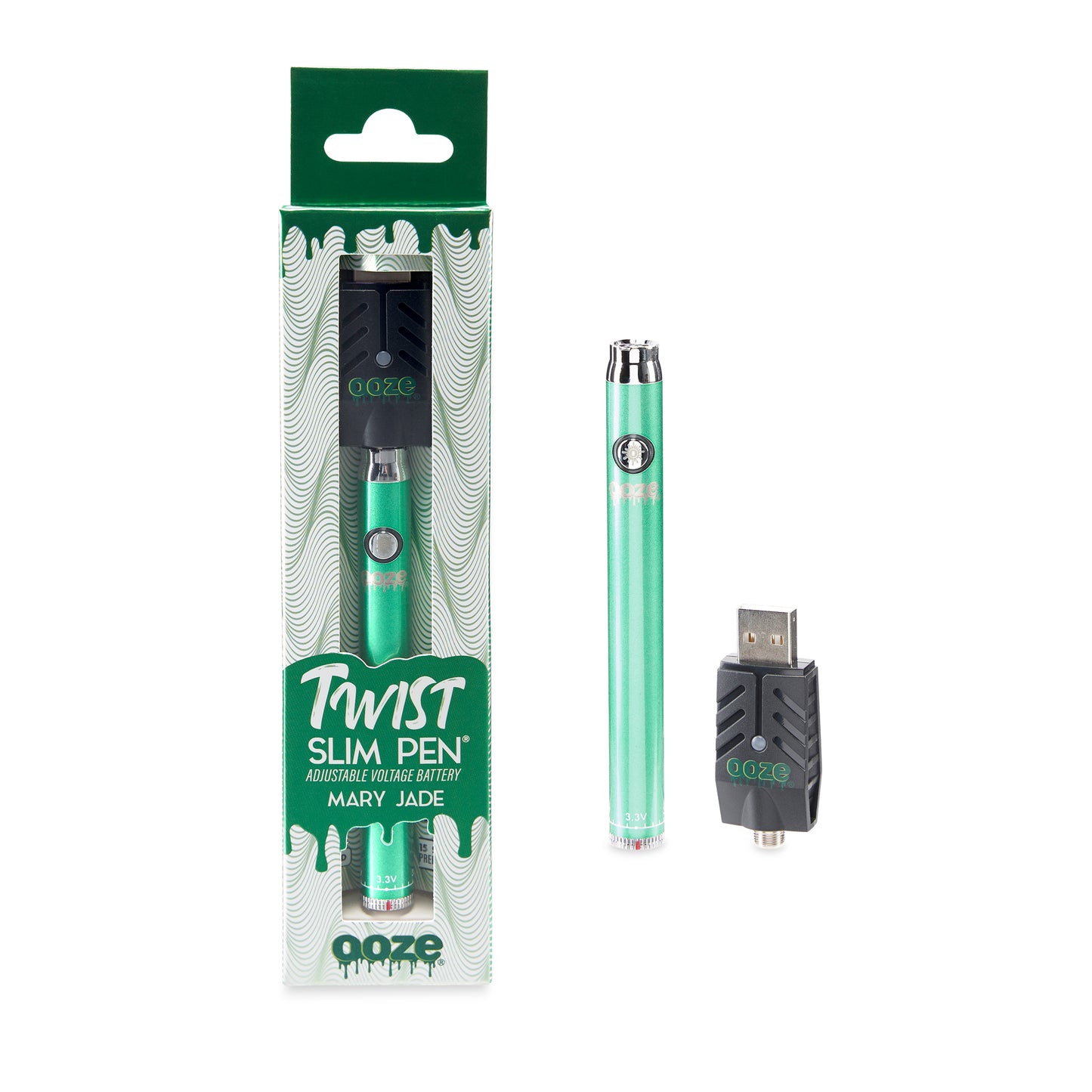 Twist Slim Pen – 320 mAh Flex Temp Battery – Mary Jade