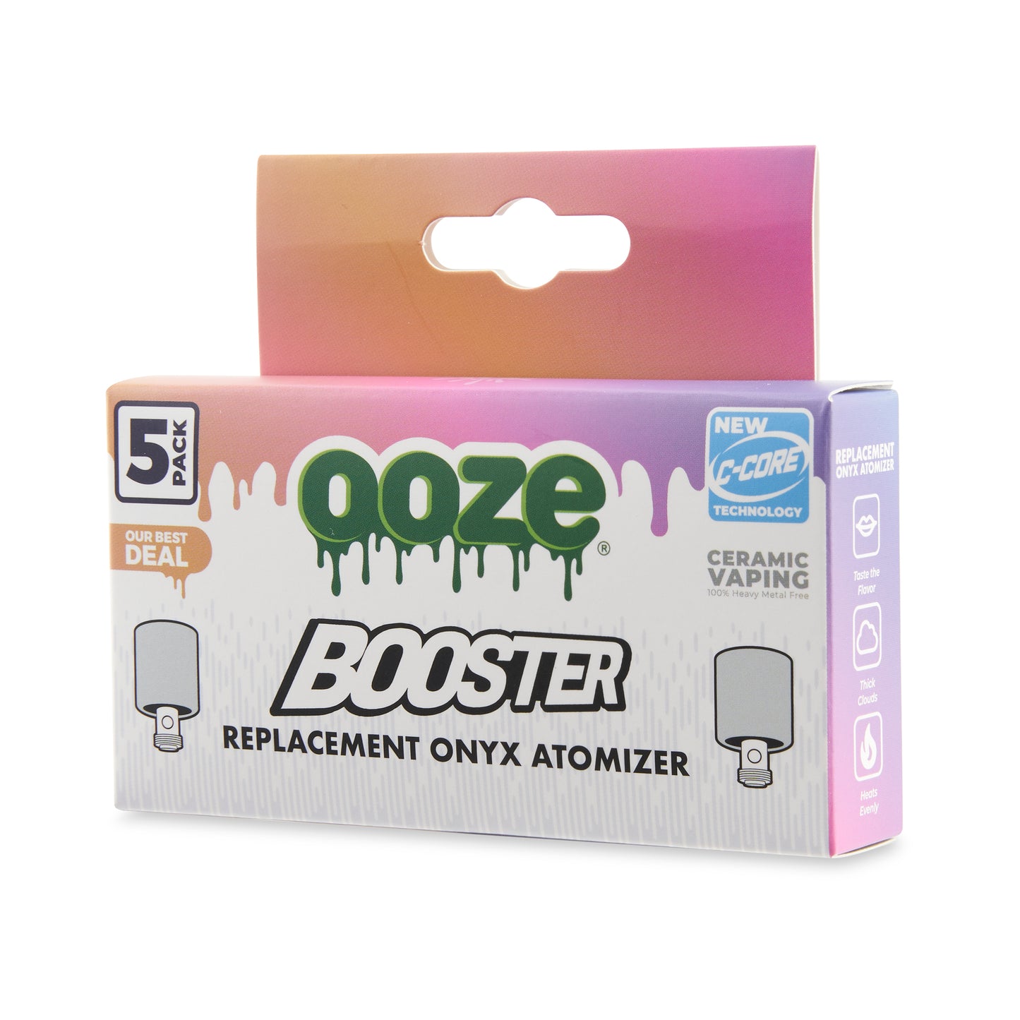 Booster Onyx Atomizer Replacement 5-Pack