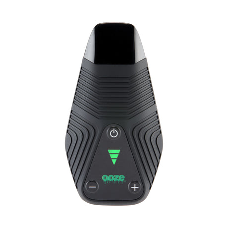 Front view of Brink black dry herb vaporizer