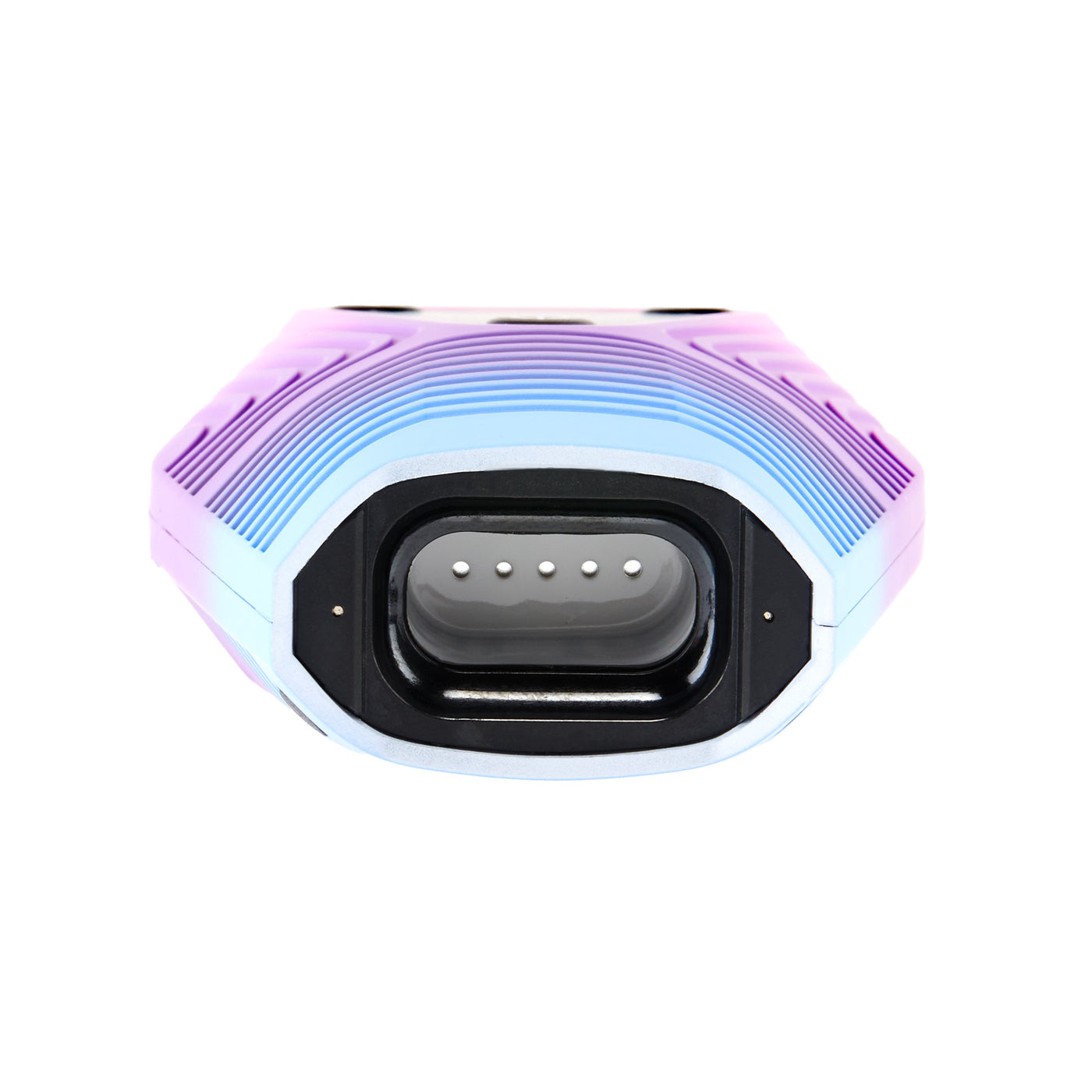 Inside view of Brink blue and purple weed vape