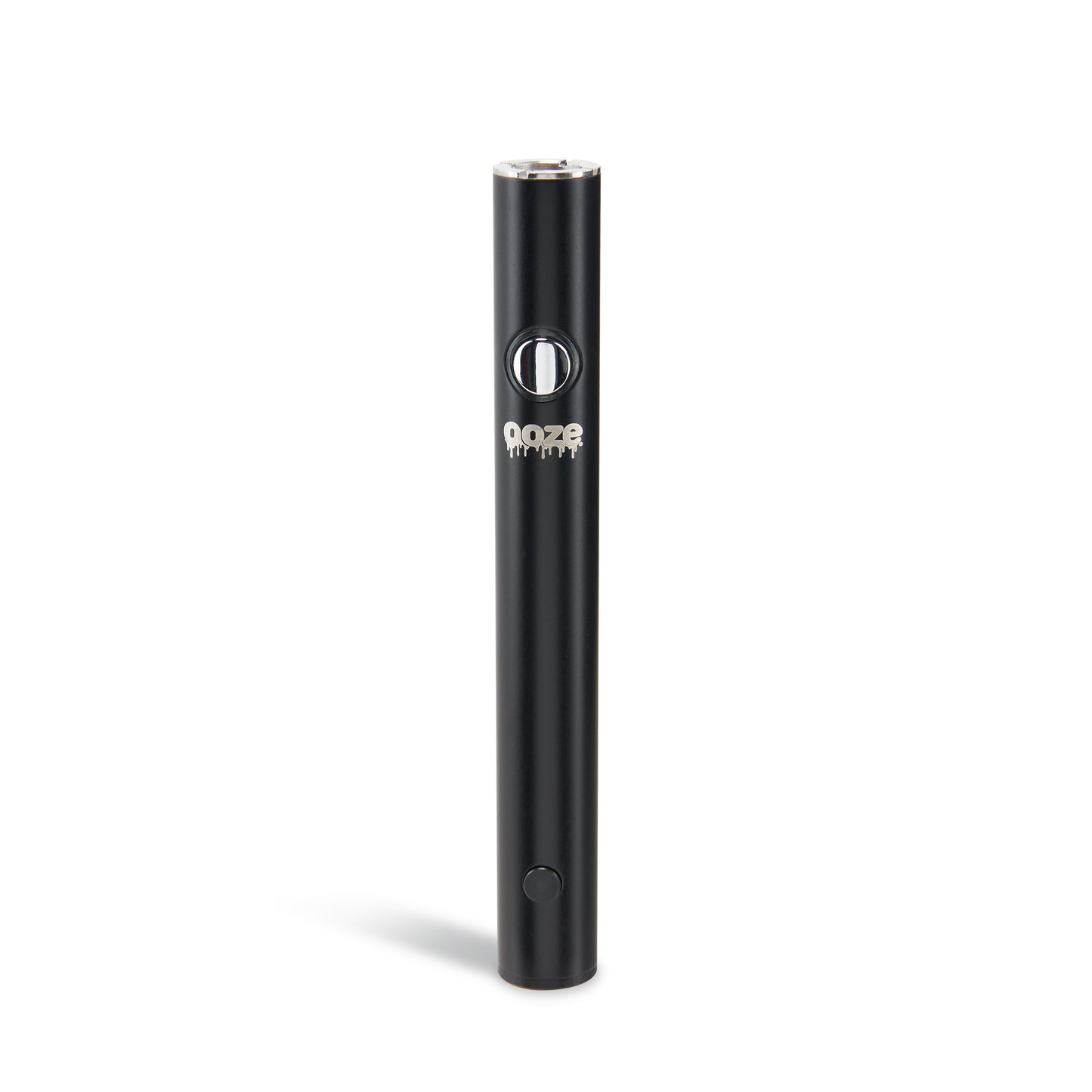 The black Ooze Wink flashlight pen is standing upright