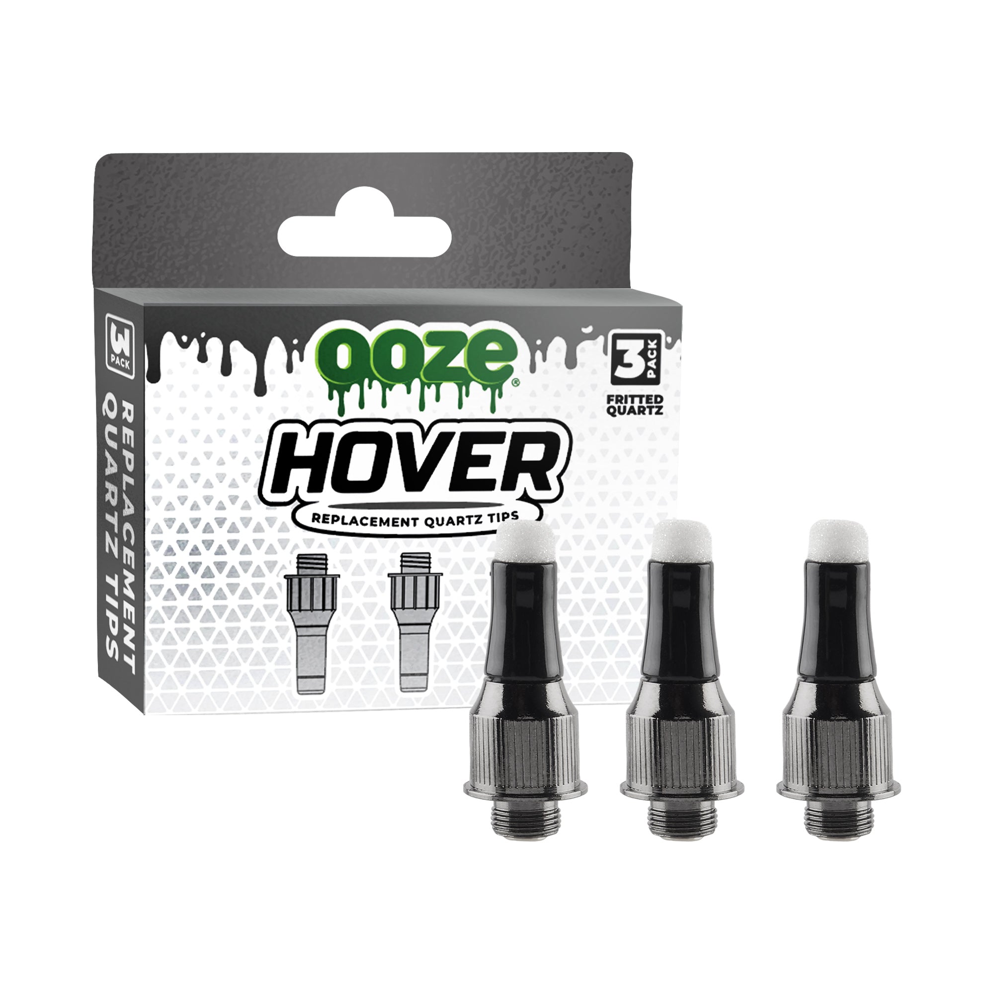 Hover Concentrate Vaporizer - 3-Pack Replacement Quartz Tips – Ooze