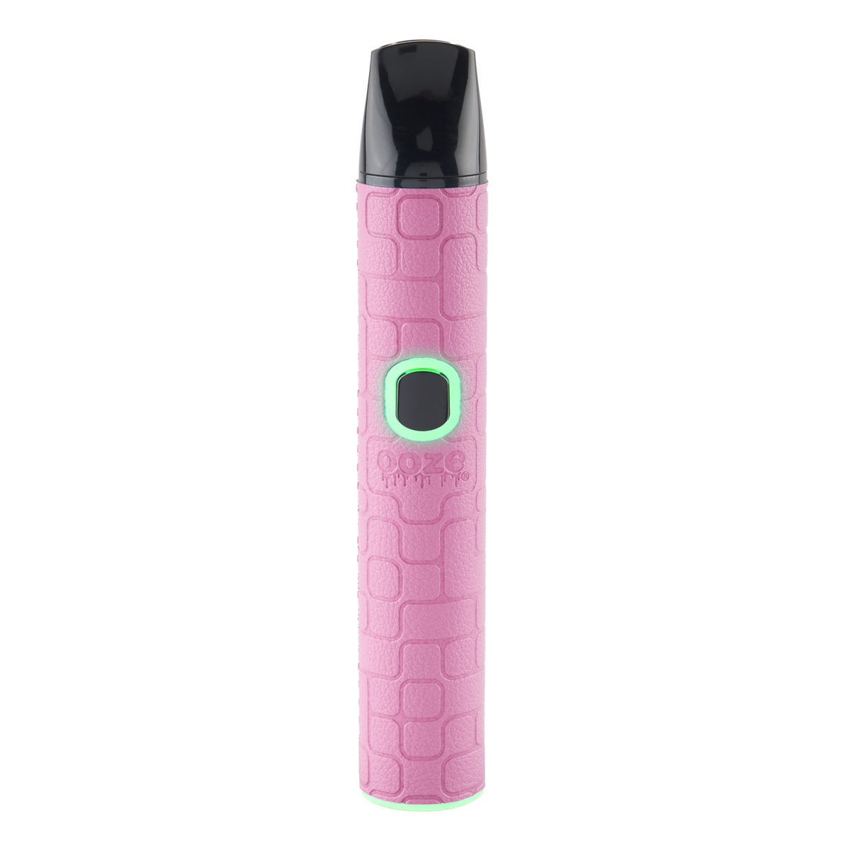 Pink Pinch textured vape pen with black top on a white background