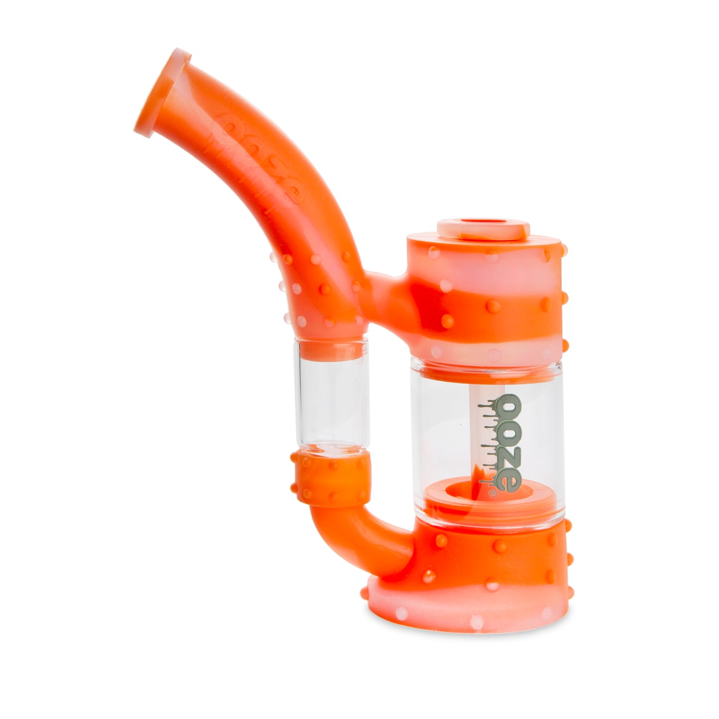 Ooze Stack Pipe Silicone Water Bubbler & Dab Rig - Summer Glow