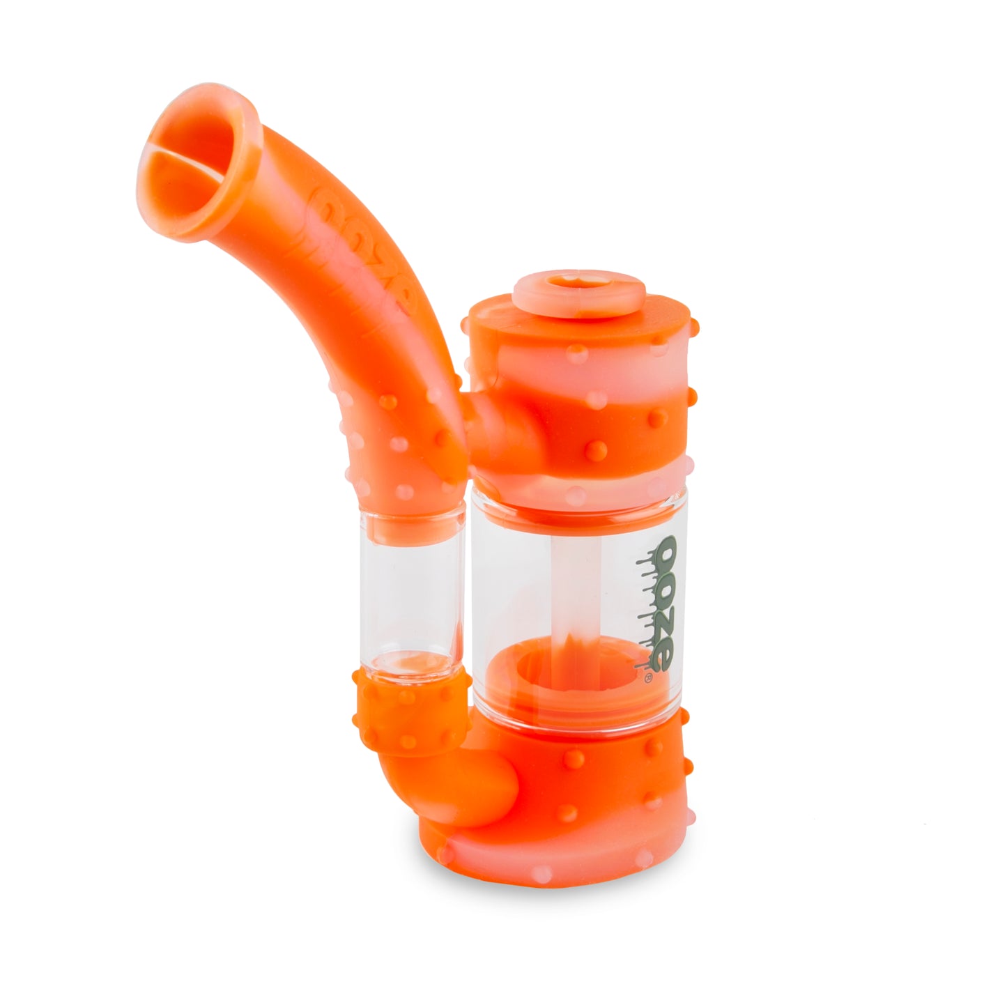Ooze Stack Pipe Silicone Water Bubbler & Dab Rig - Summer Glow