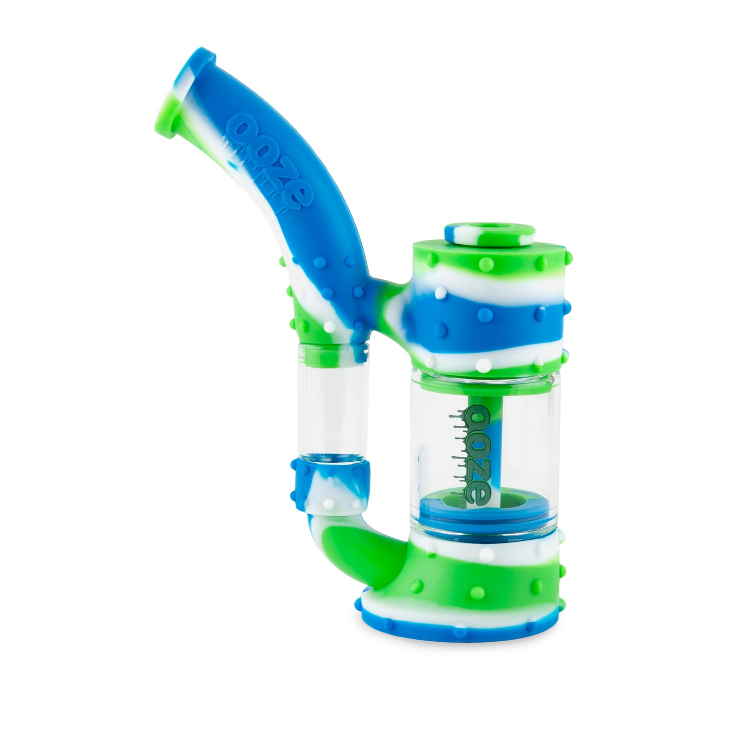 Ooze Stack Pipe Silicone Water Bubbler & Dab Rig - Splash