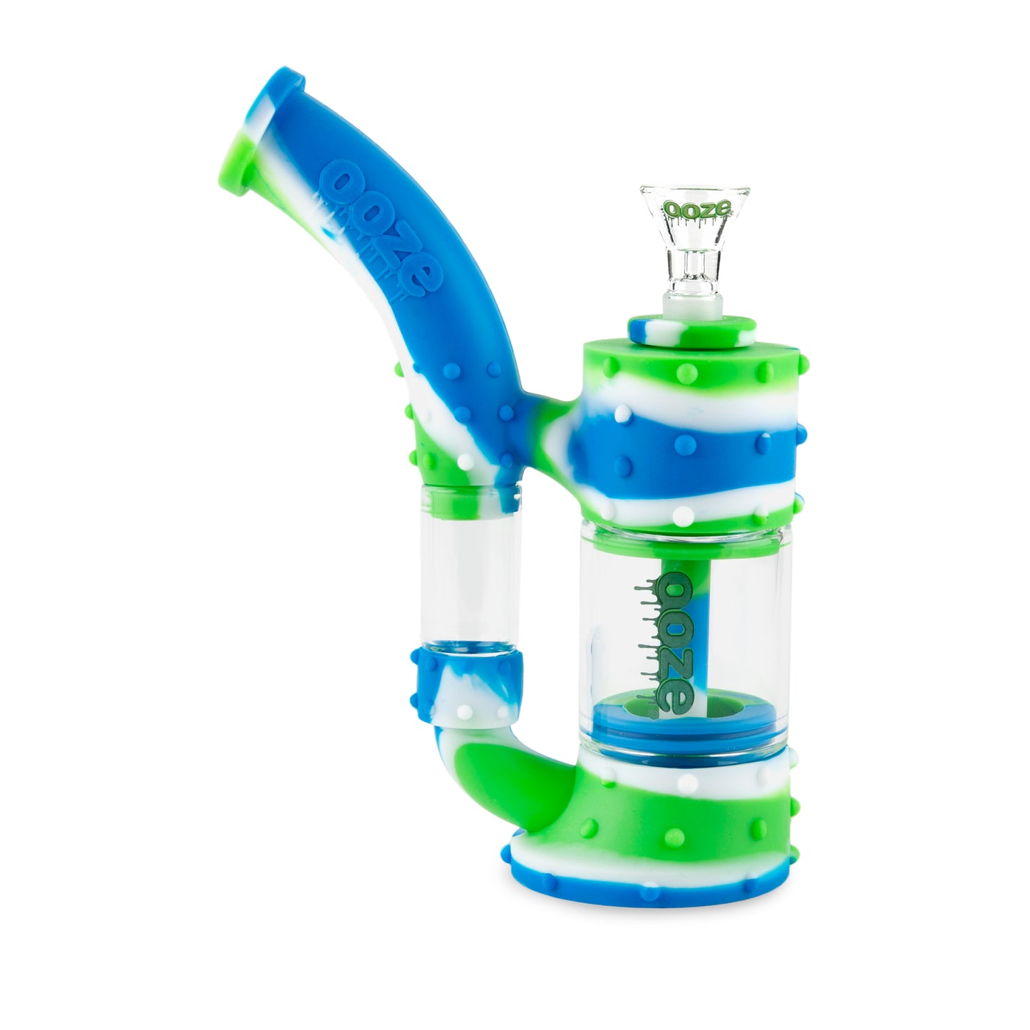 Ooze Stack Pipe Silicone Water Bubbler & Dab Rig - Splash