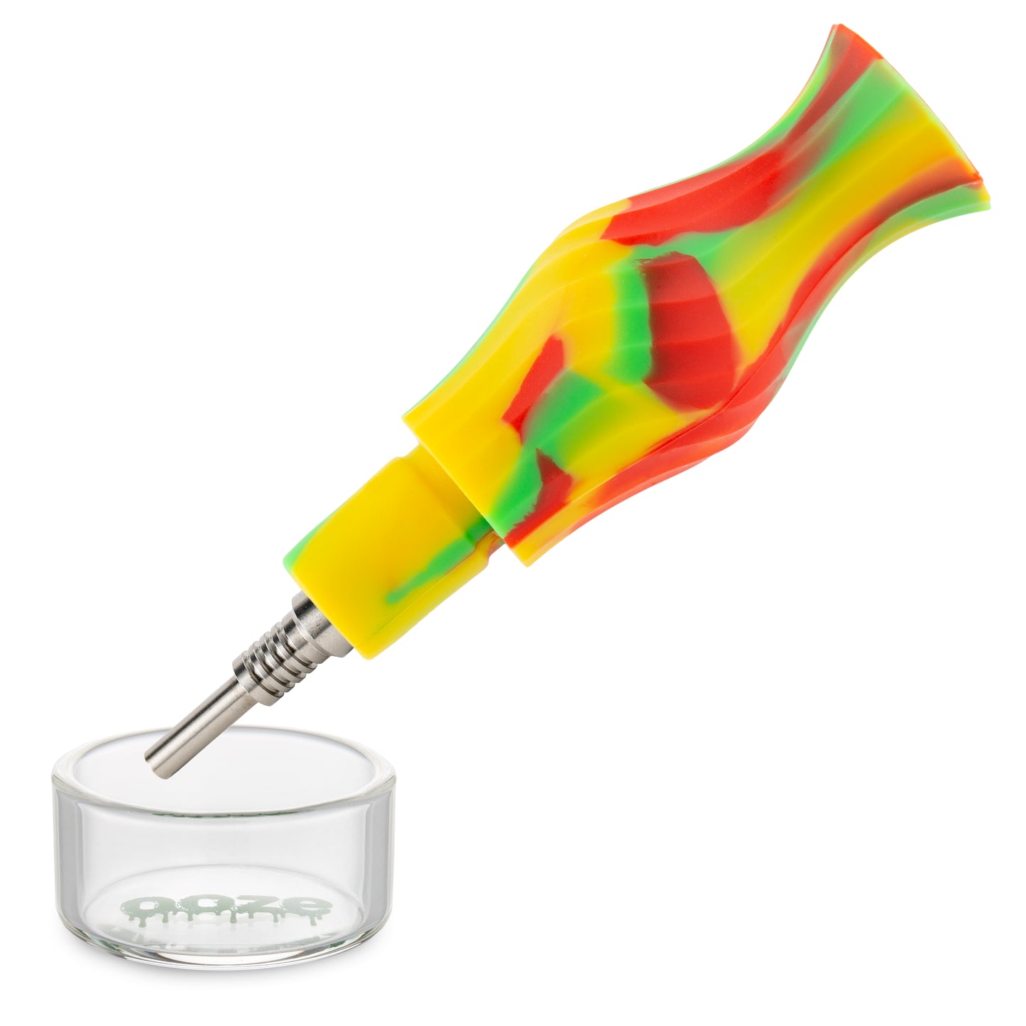 Clobb – Silicone Glass 4-in-1 Hybrid - Rasta