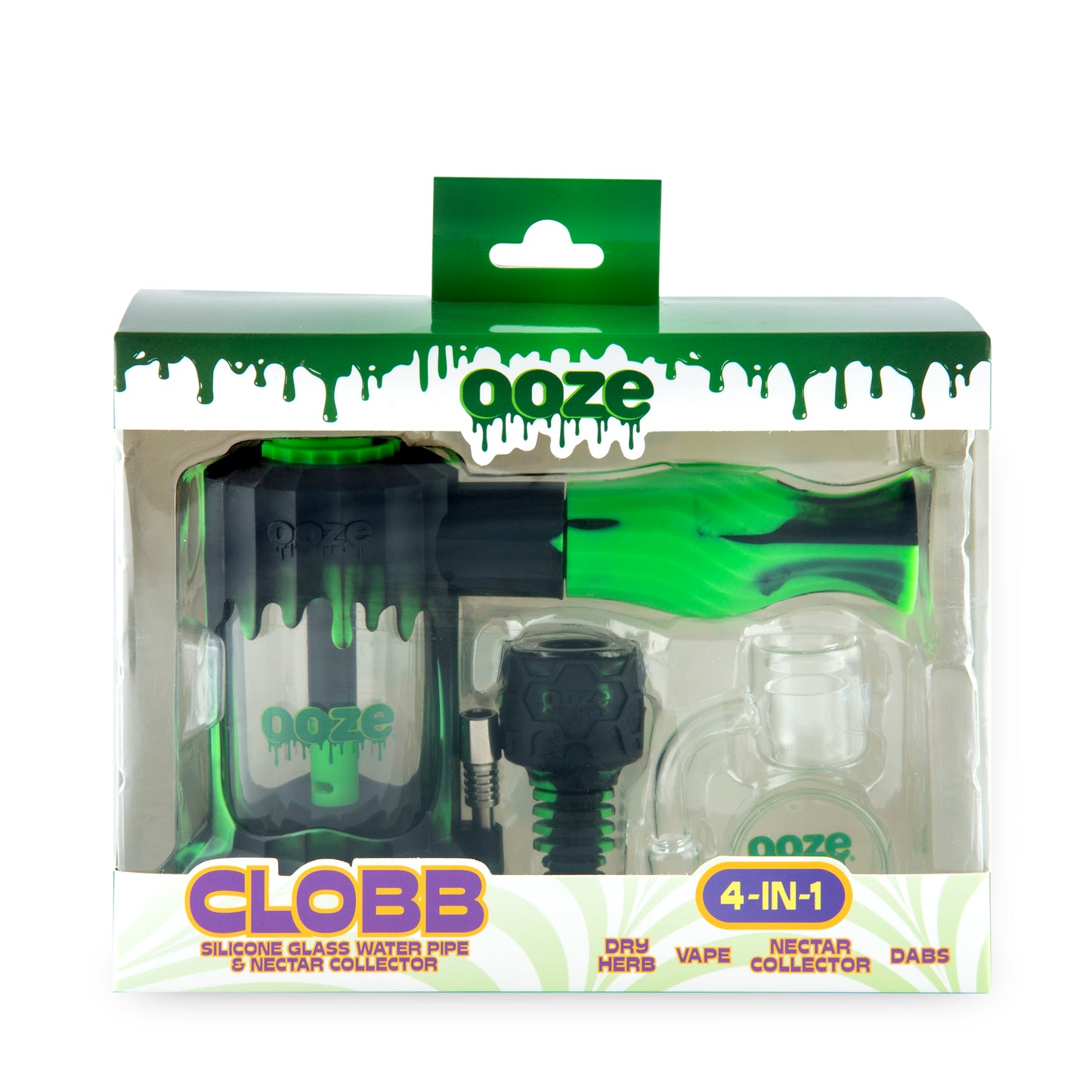 Clobb – Silicone Glass 4-in-1 Hybrid - Chameleon