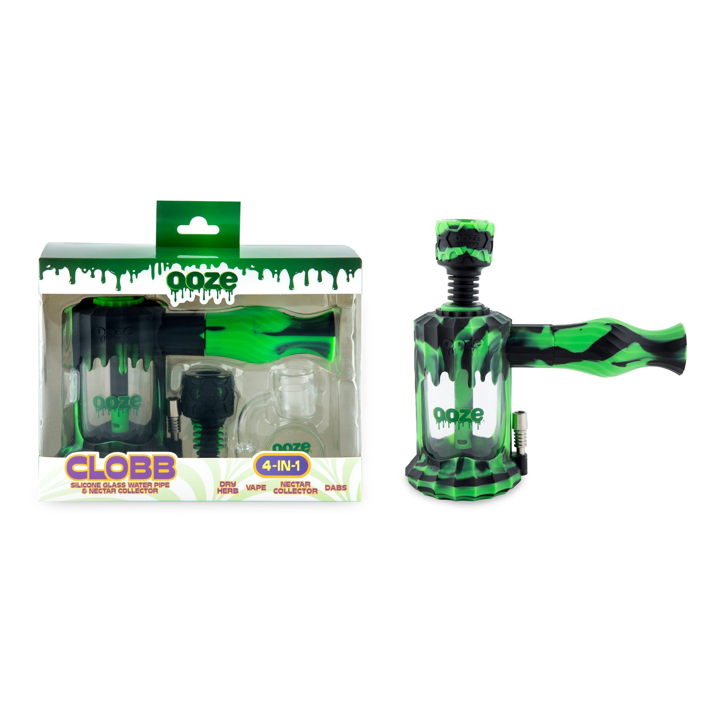 Clobb – Silicone Glass 4-in-1 Hybrid - Chameleon