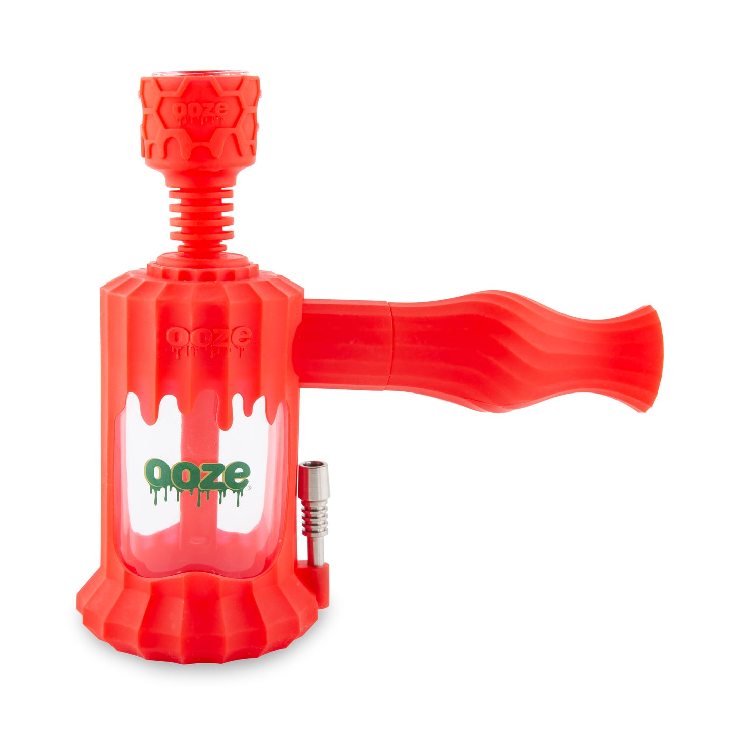 Clobb – Silicone Glass 4-in-1 Hybrid - Scarlet