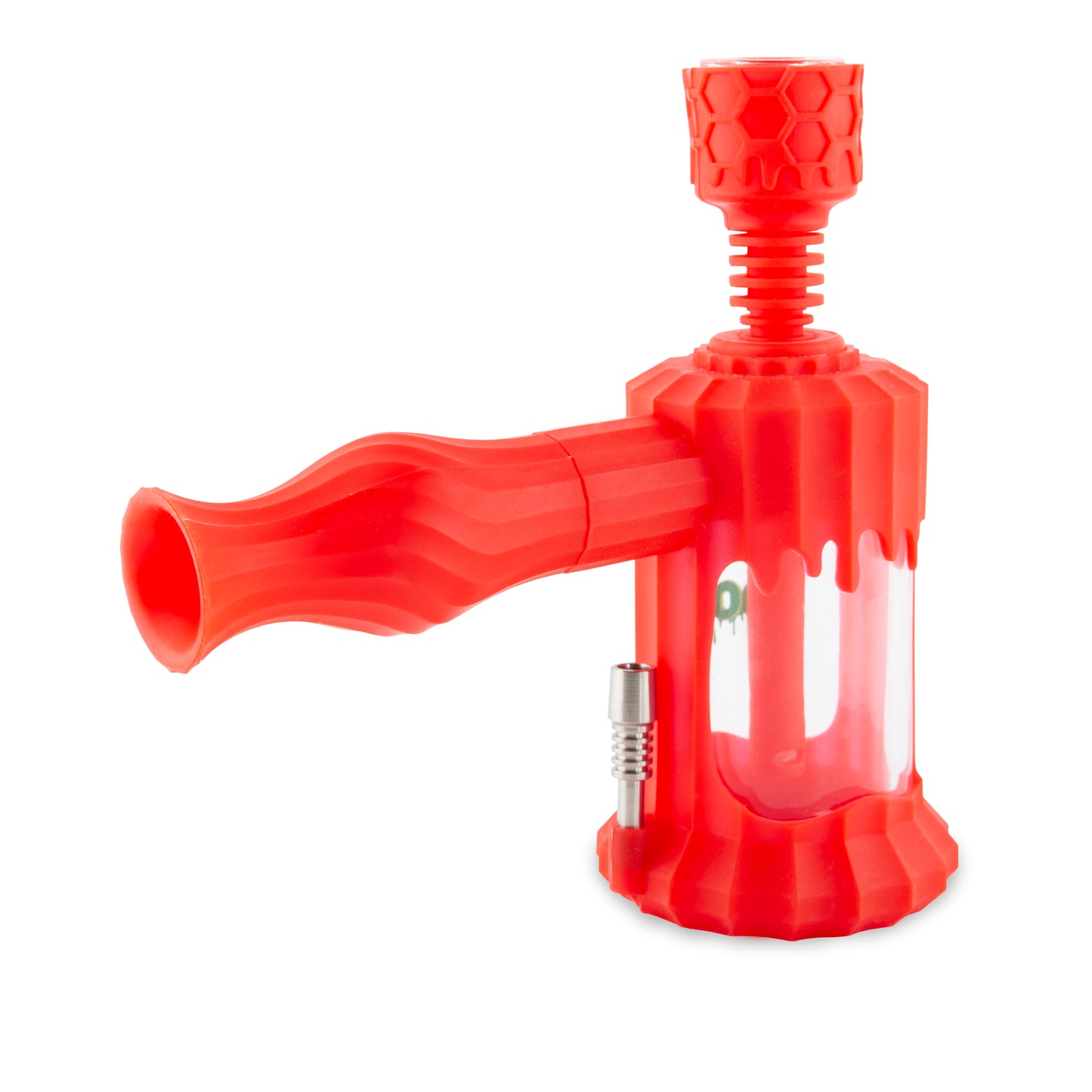 Clobb – Silicone Glass 4-in-1 Hybrid - Scarlet