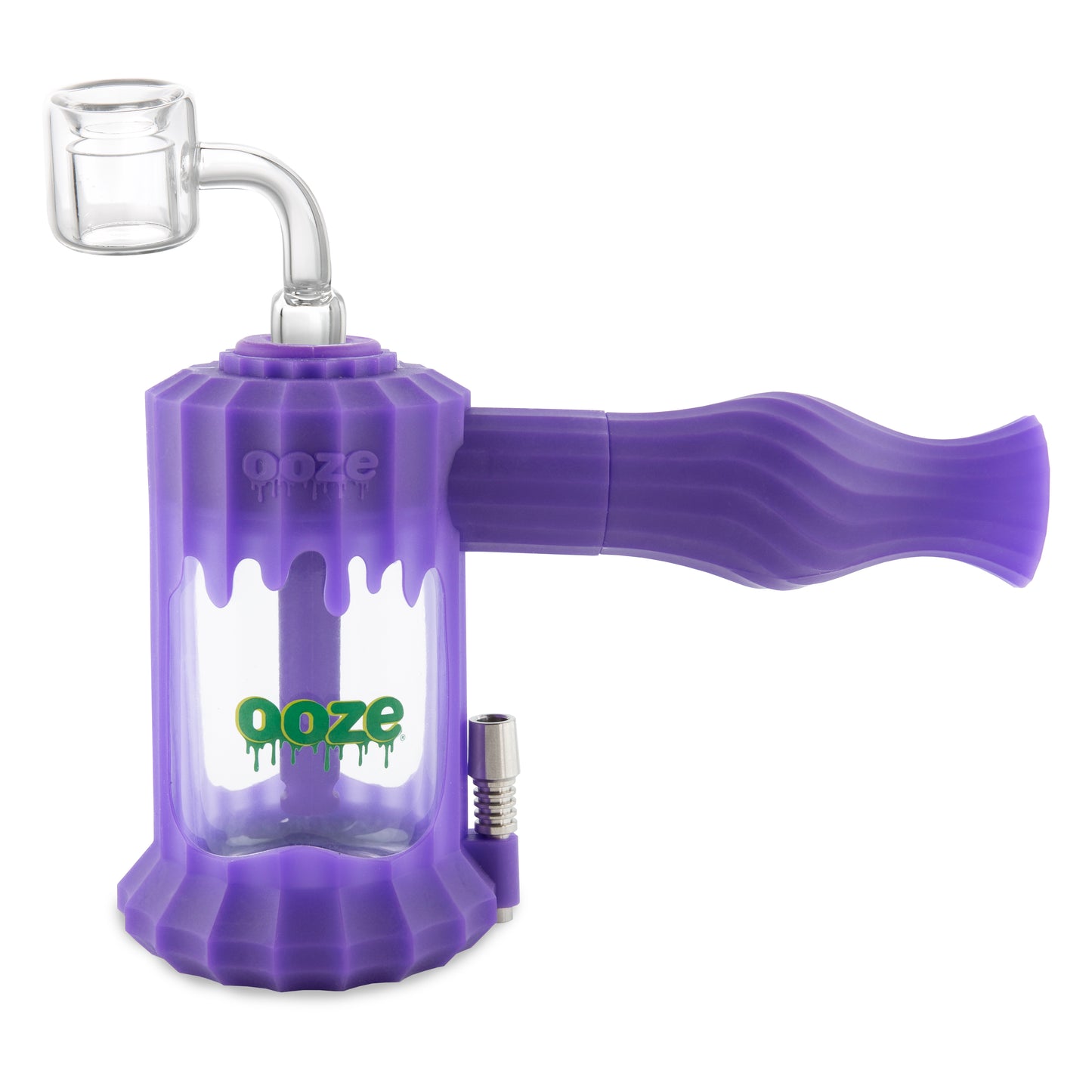 Clobb – Silicone Glass 4-in-1 Hybrid - Ultra Purple