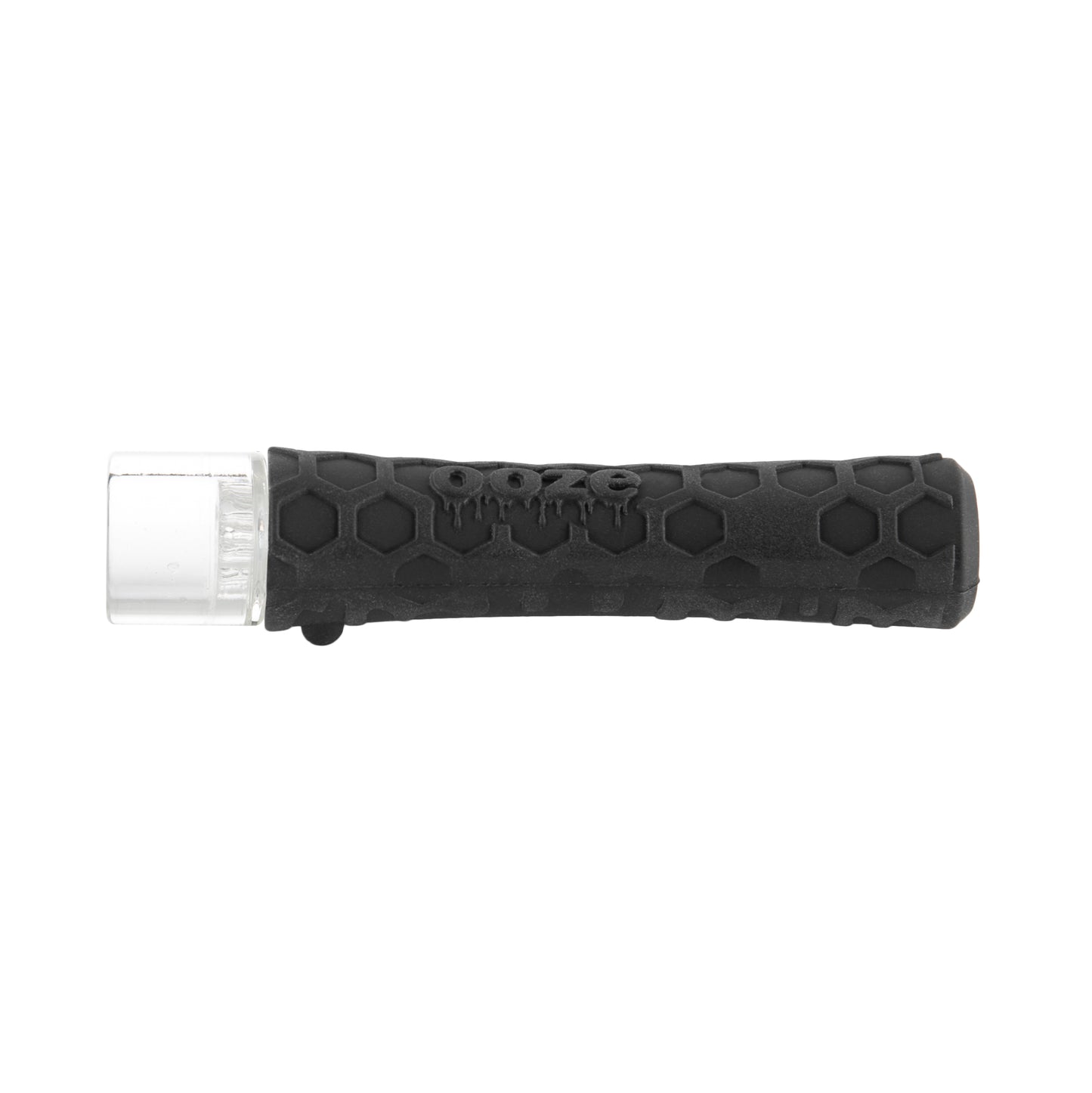 Ooze Piper Silicone Glass Hand Pipe & Chillum - Black