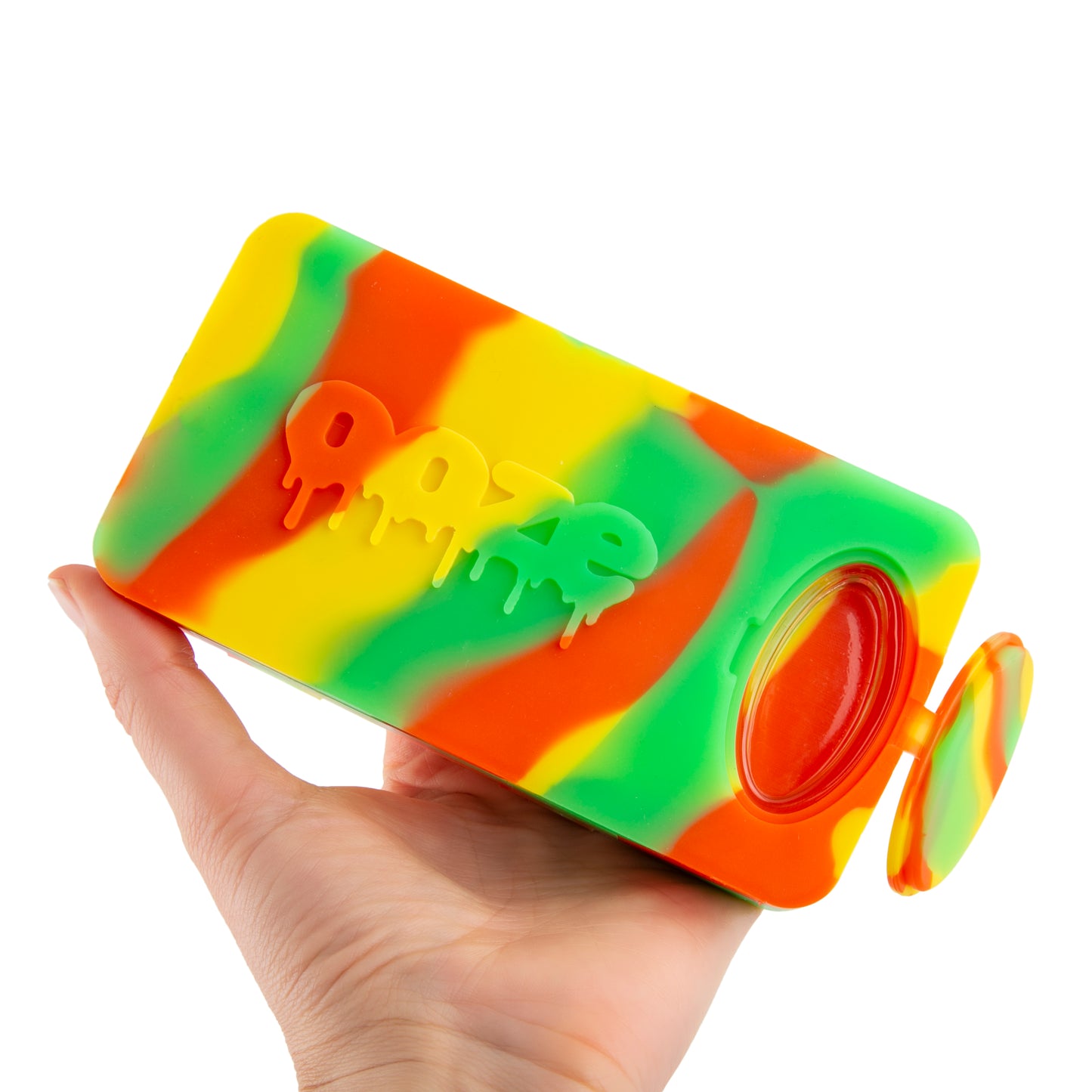 Ooze Slugger Dabbin' Dugout Silicone Travel Dab Kit - Rasta