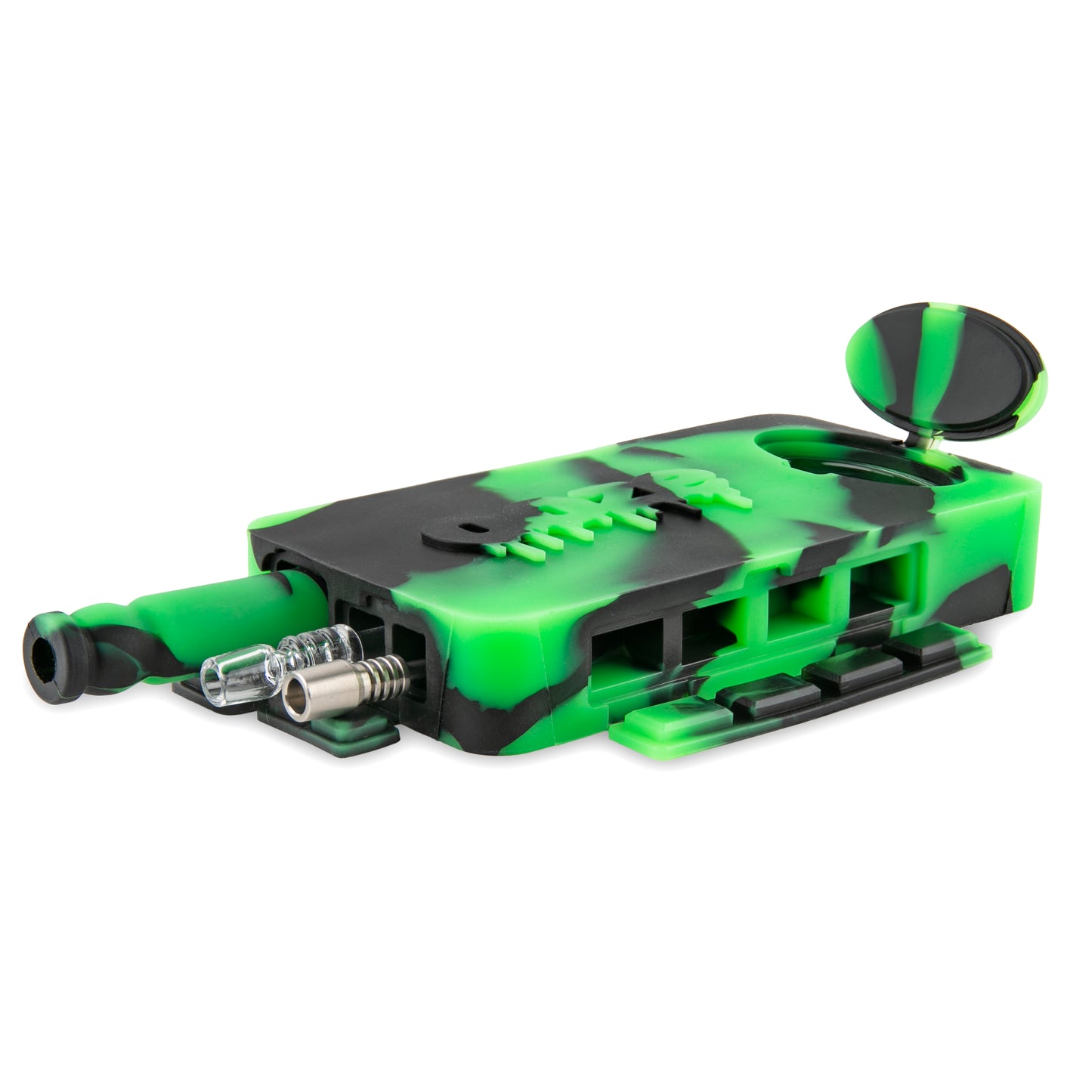 Ooze Slugger Dabbin' Dugout Silicone Travel Dab Kit - Chameleon