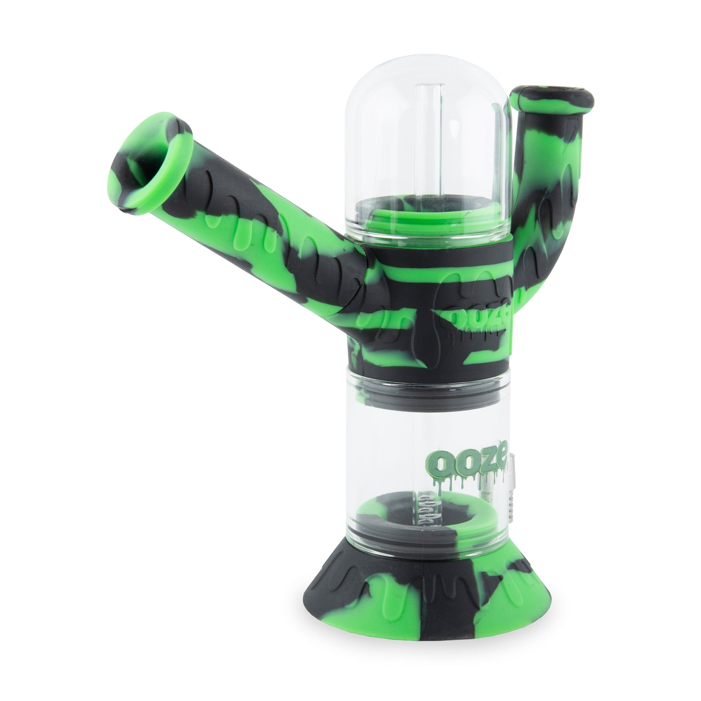 Ooze Cranium Silicone Water Pipe, Dab Rig & Dab Straw - Chameleon