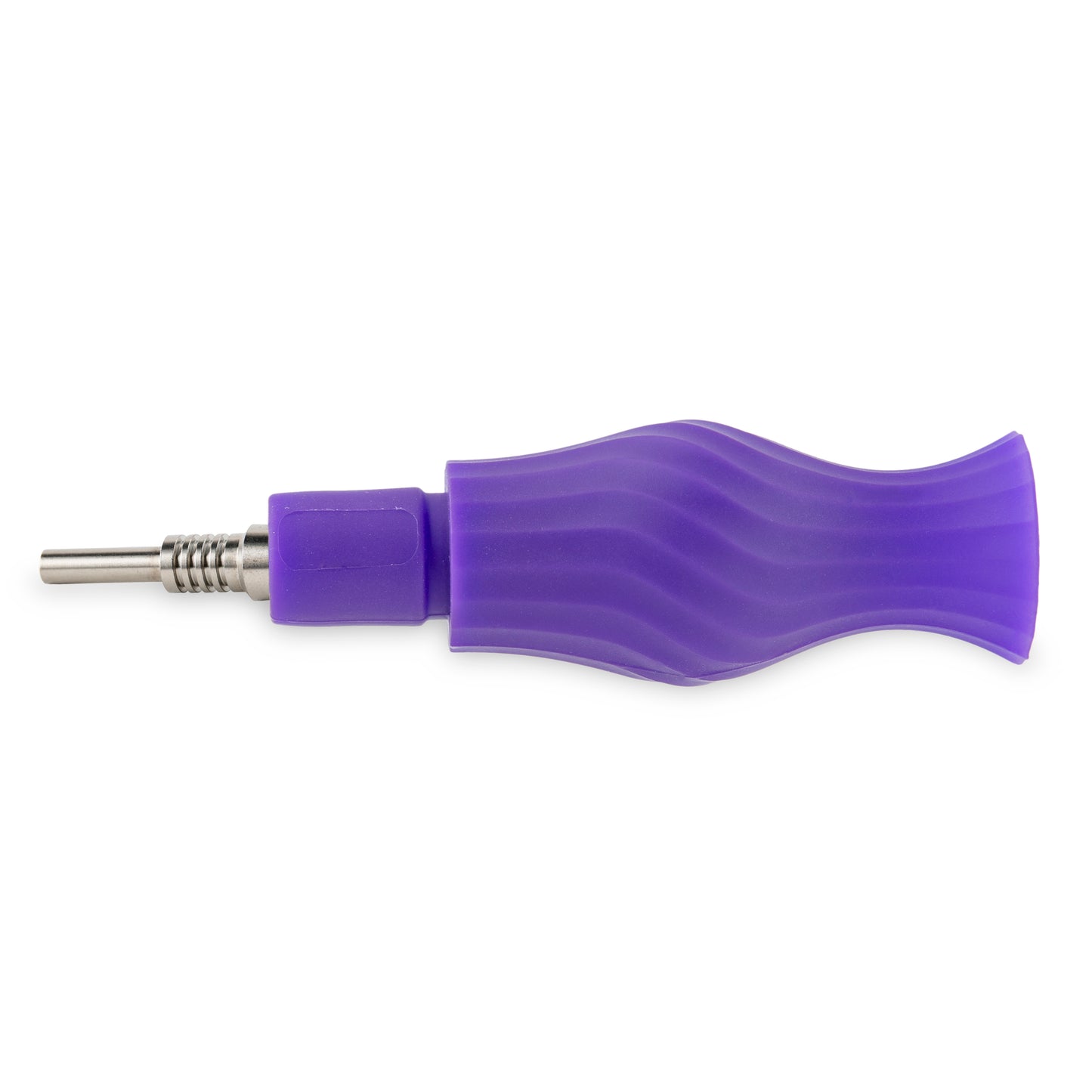 Ooze Ozone Silicone Water Pipe, Dab Rig & Dab Straw - Ultra Purple