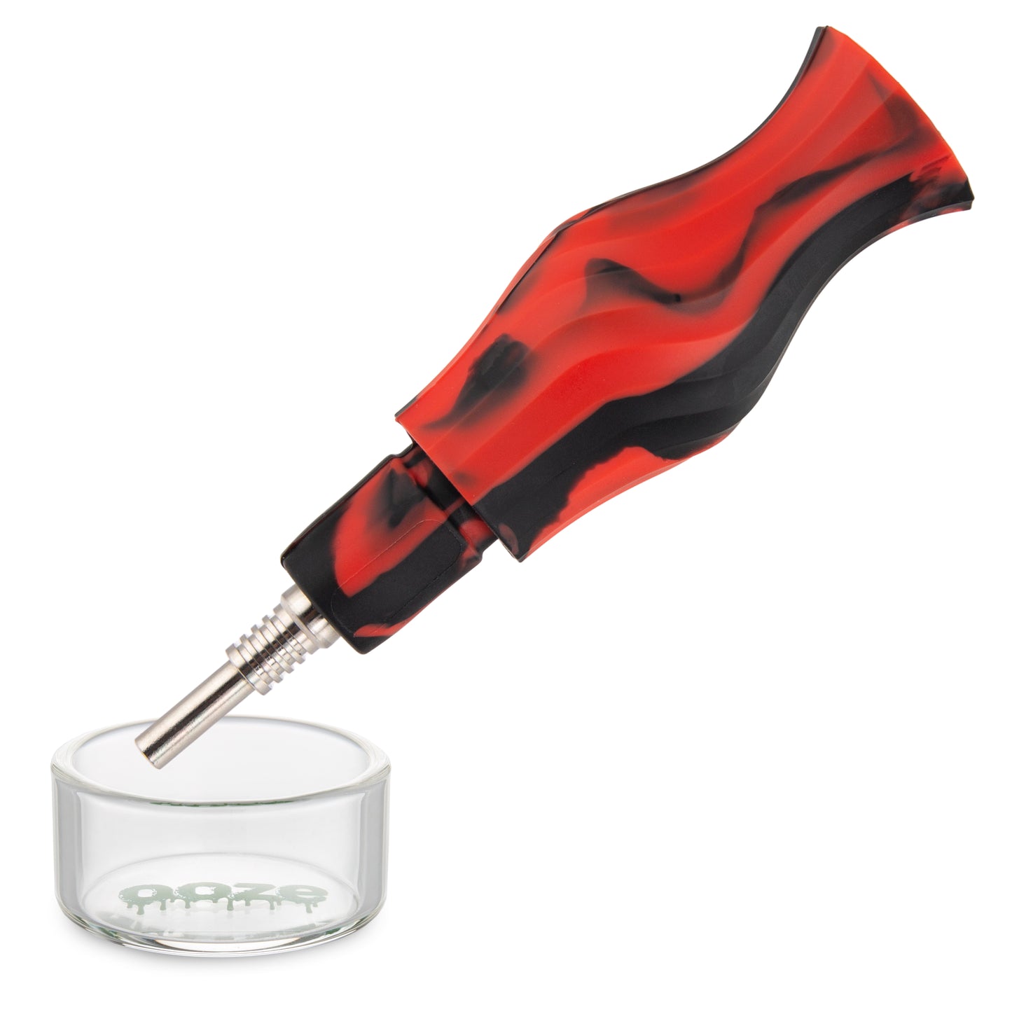 Ooze Echo Silicone Water Pipe, Dab Rig & Dab Straw - After Midnight