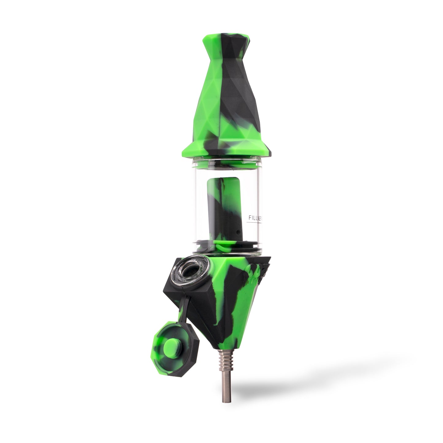 Bectar – Silicone Bubbler & Dab Straw – Chameleon