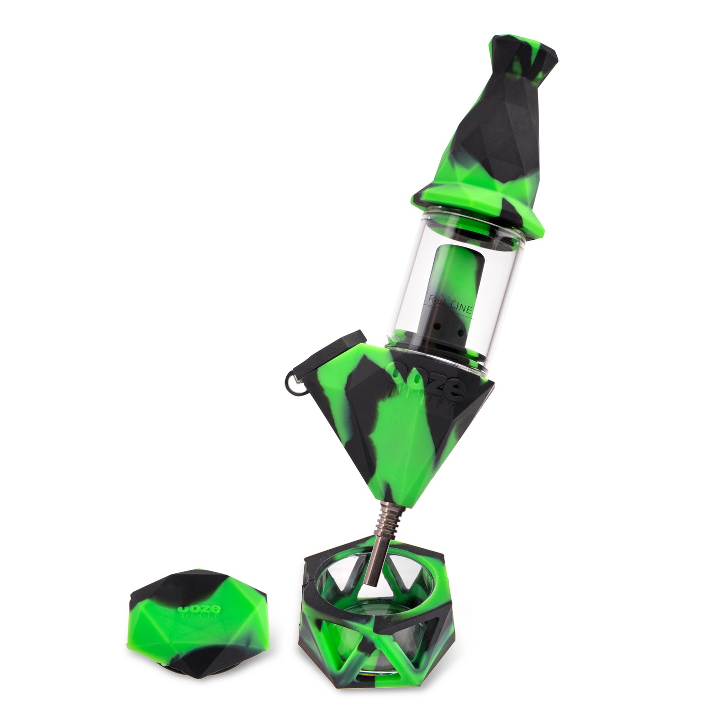 Bectar – Silicone Bubbler & Dab Straw – Chameleon