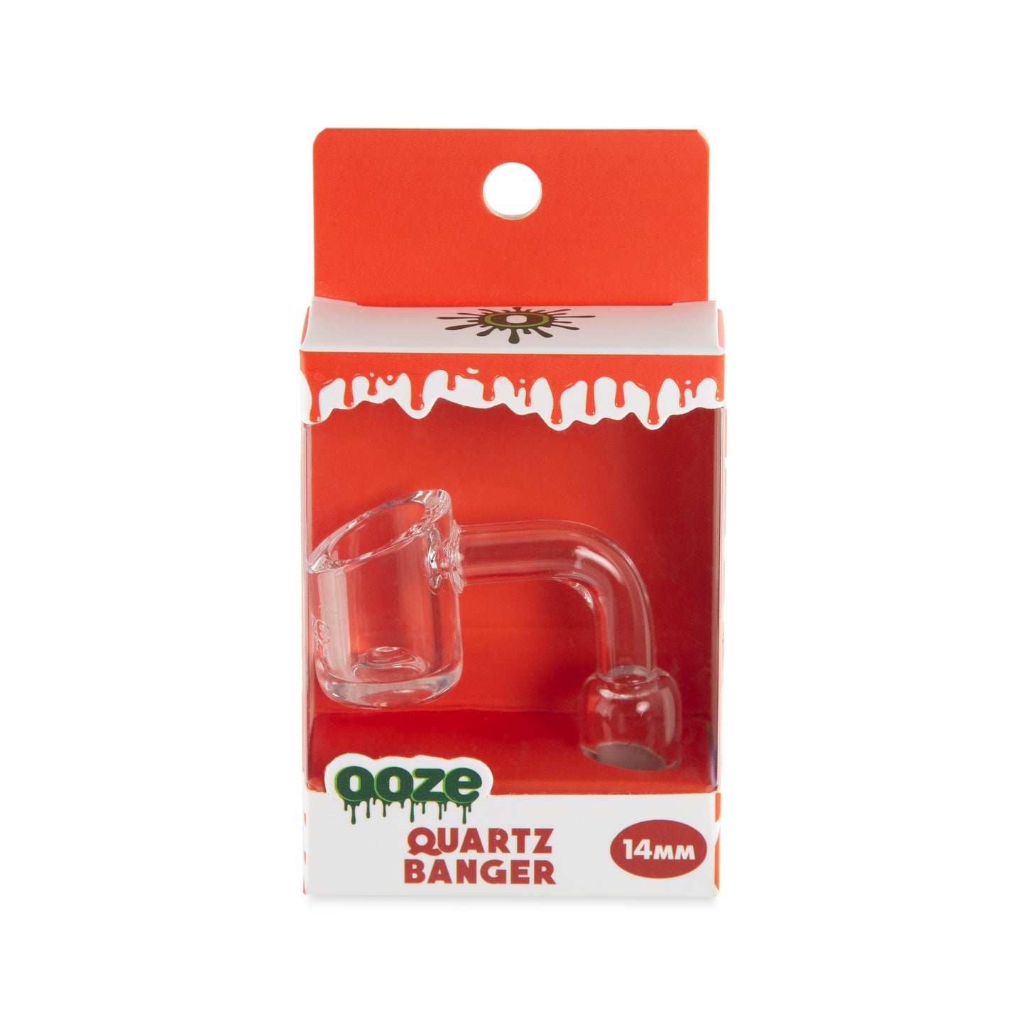 Ooze Quartz Glass 14mm Male 90 Degree Banger