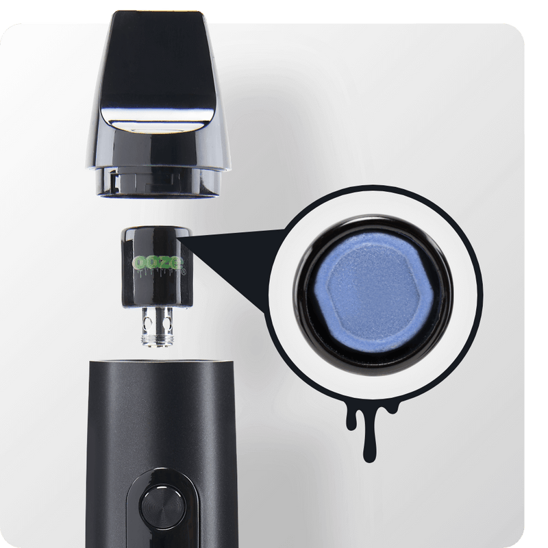 Graph of Black Booster extract vape and atomizer being included