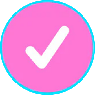 A circle with a checkmark in the middle.